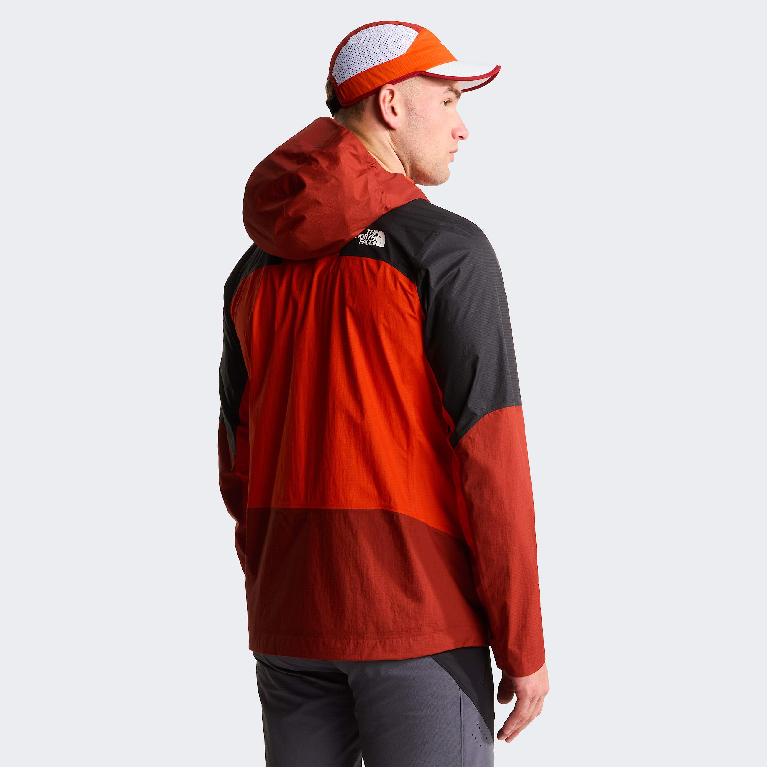 Mens Signal 25L DryVent Jacket TNF Lava RedIron ClayTNF Black ALT3
