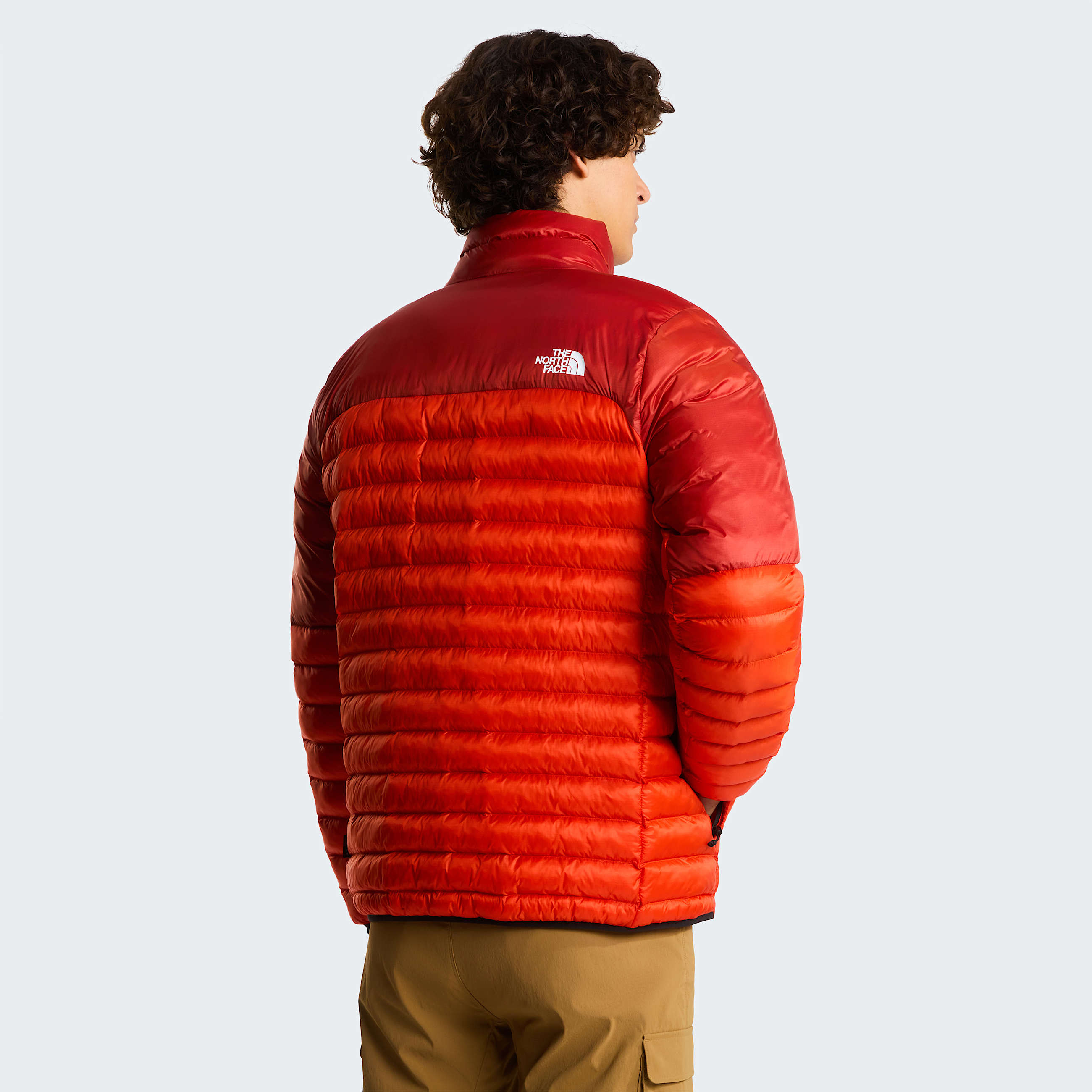 Mens Terra Peak Jacket TNF Lava RedIron Clay ALT3