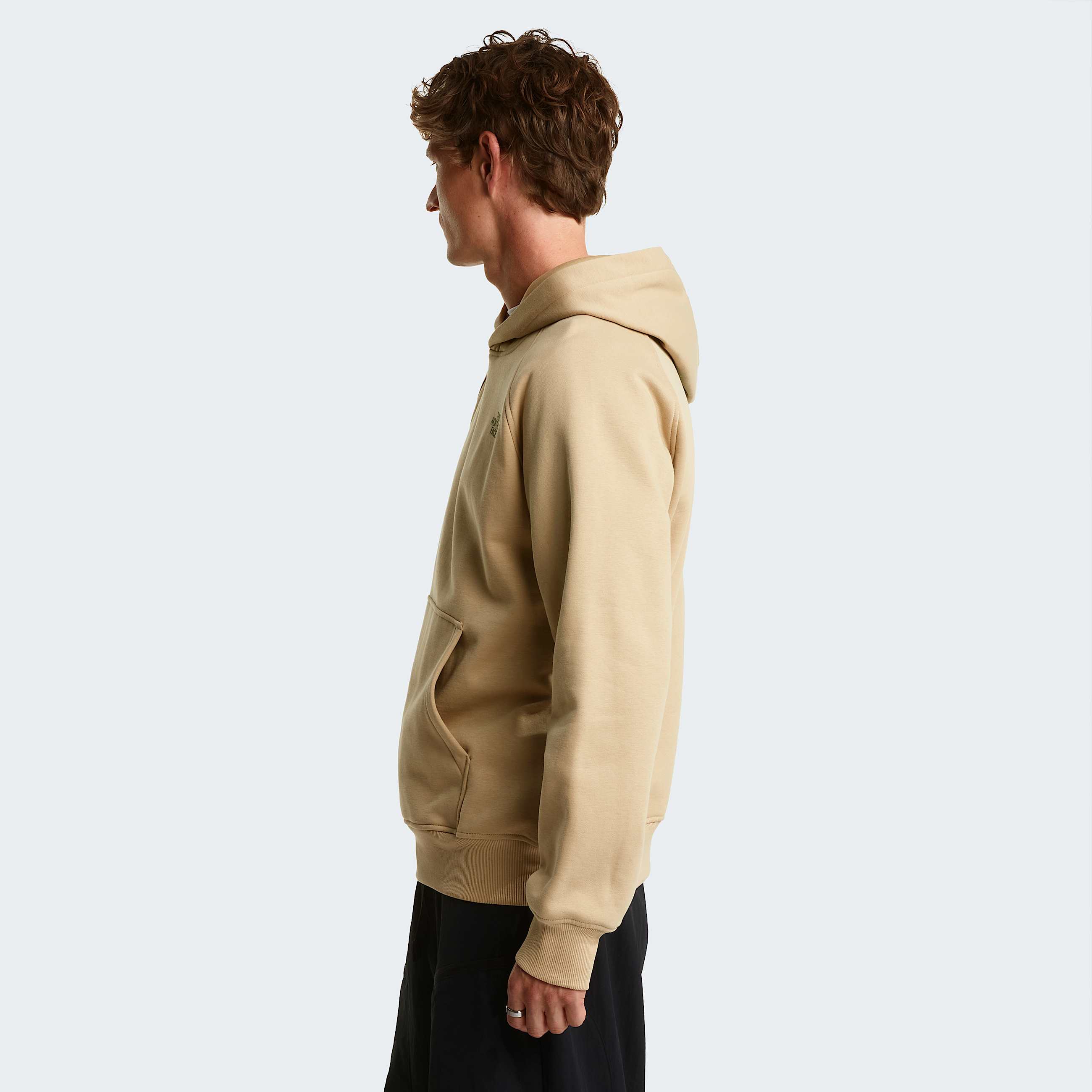 Mens Raglan NSE Box Hoodie TNF Khaki Stone ALT3