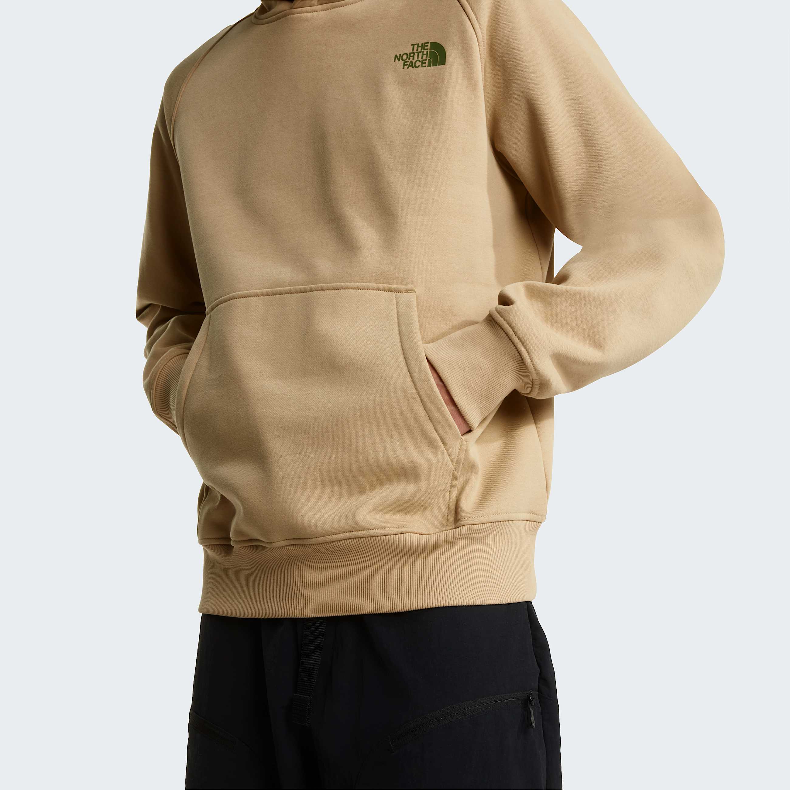 Mens Raglan NSE Box Hoodie TNF Khaki Stone ALT5