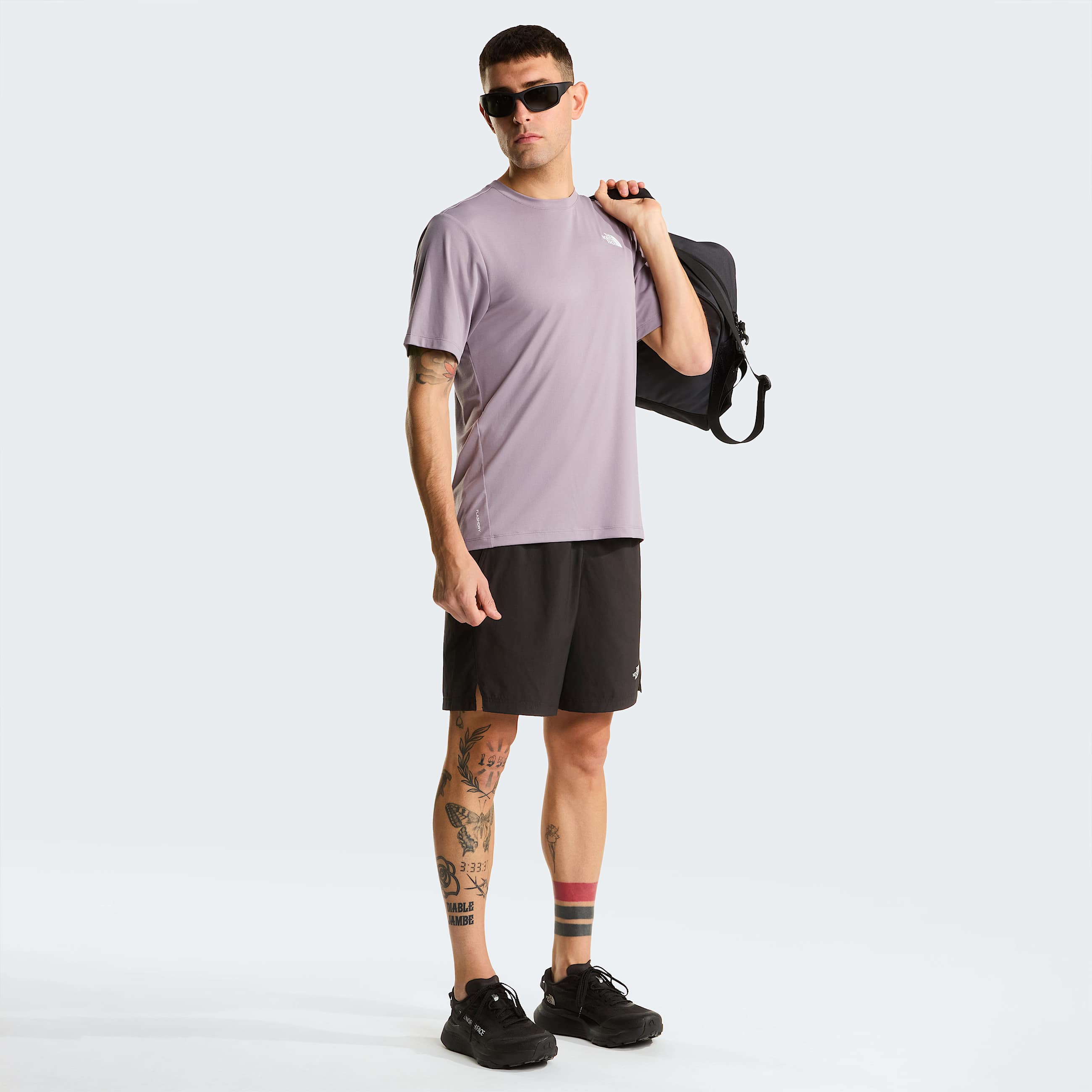 Mens NSE 247 Box TShirt TNF Transcendent Grey ALT2