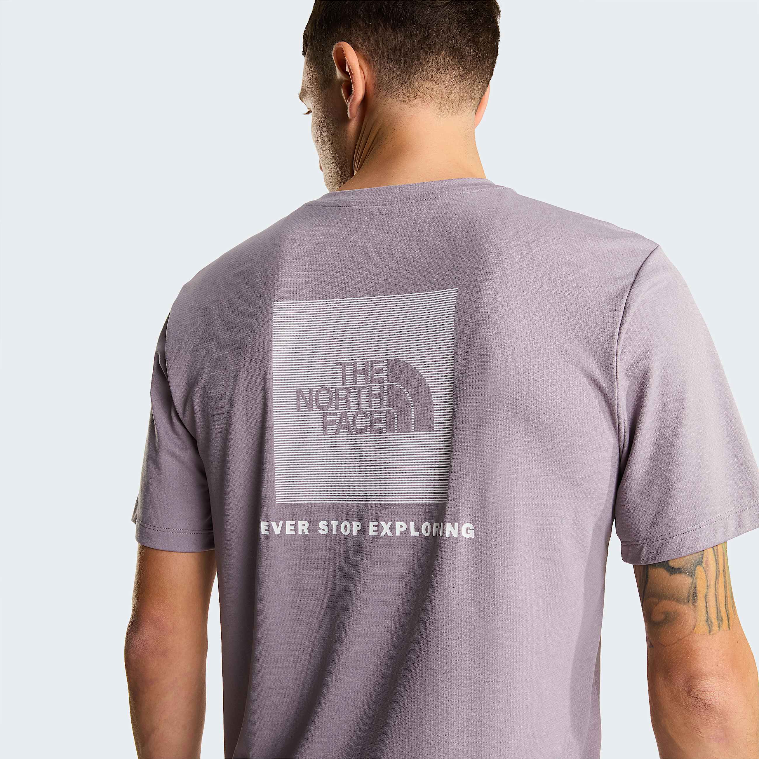 Mens NSE 247 Box TShirt TNF Transcendent Grey ALT5