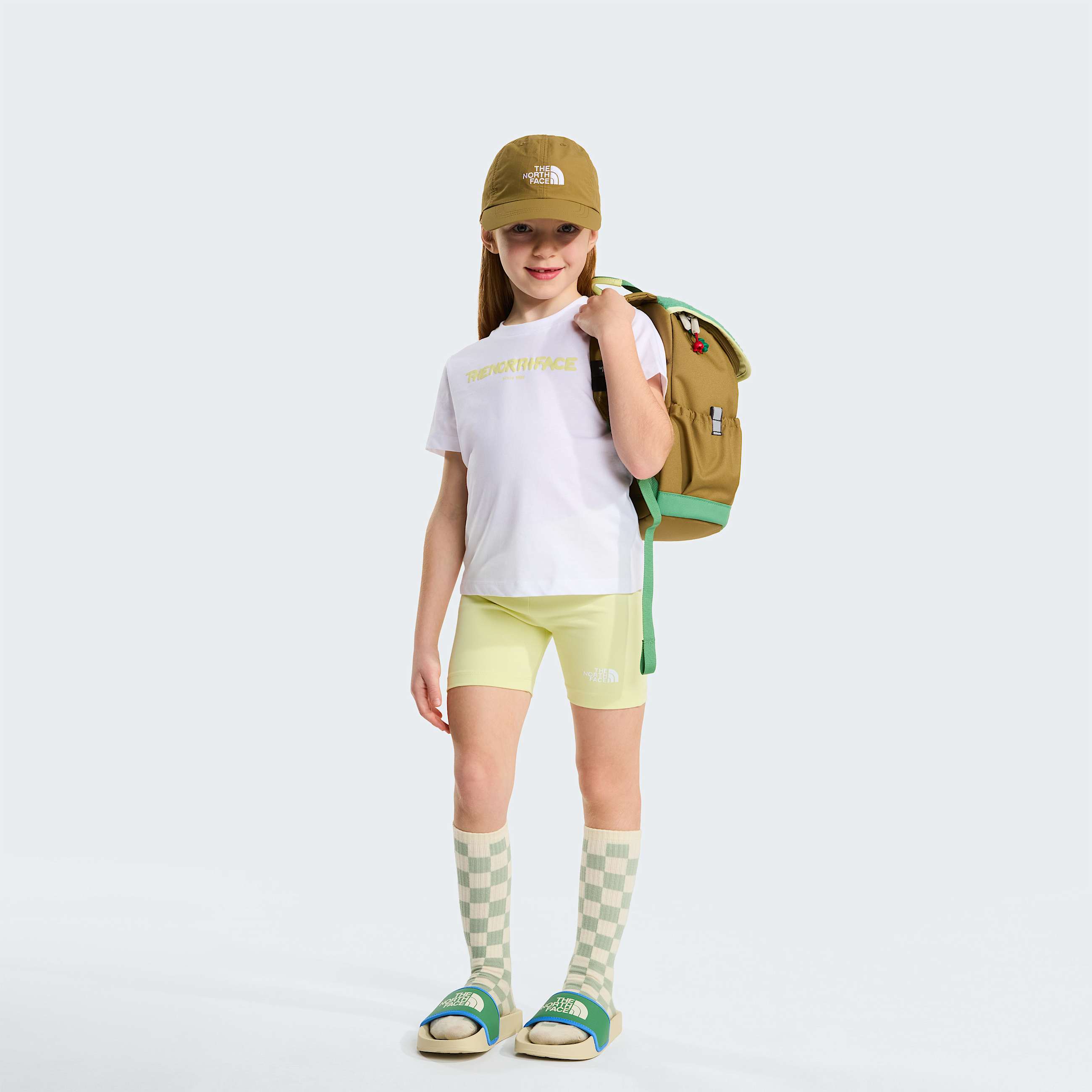 Teens Base Camp Slides III TNF Desert StoneDimmed Algae ALT5