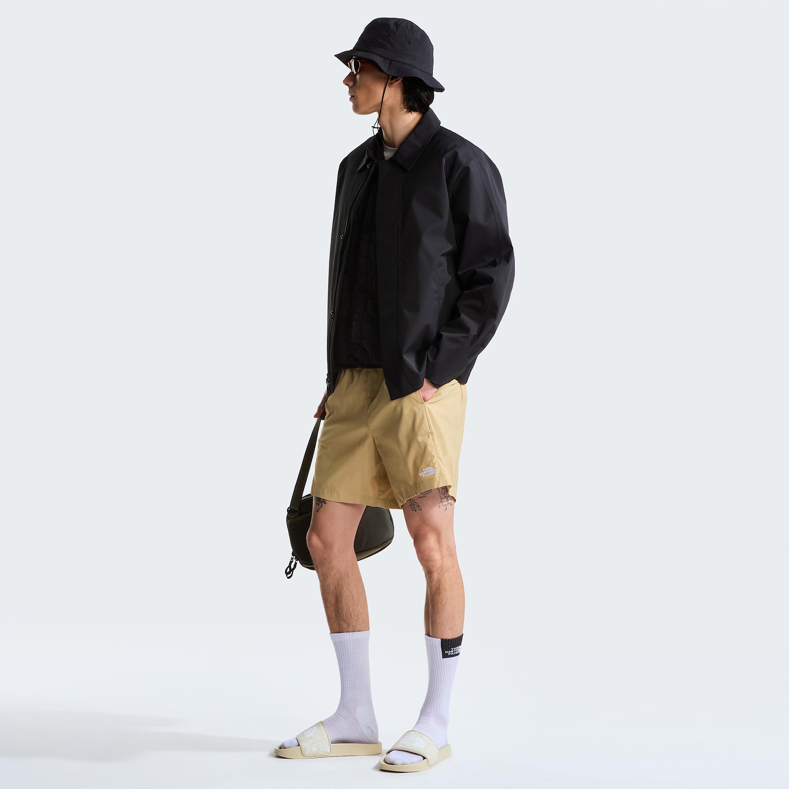 Chanclas Base Camp III para hombre TNF Desert StoneWhite Dune ALT3