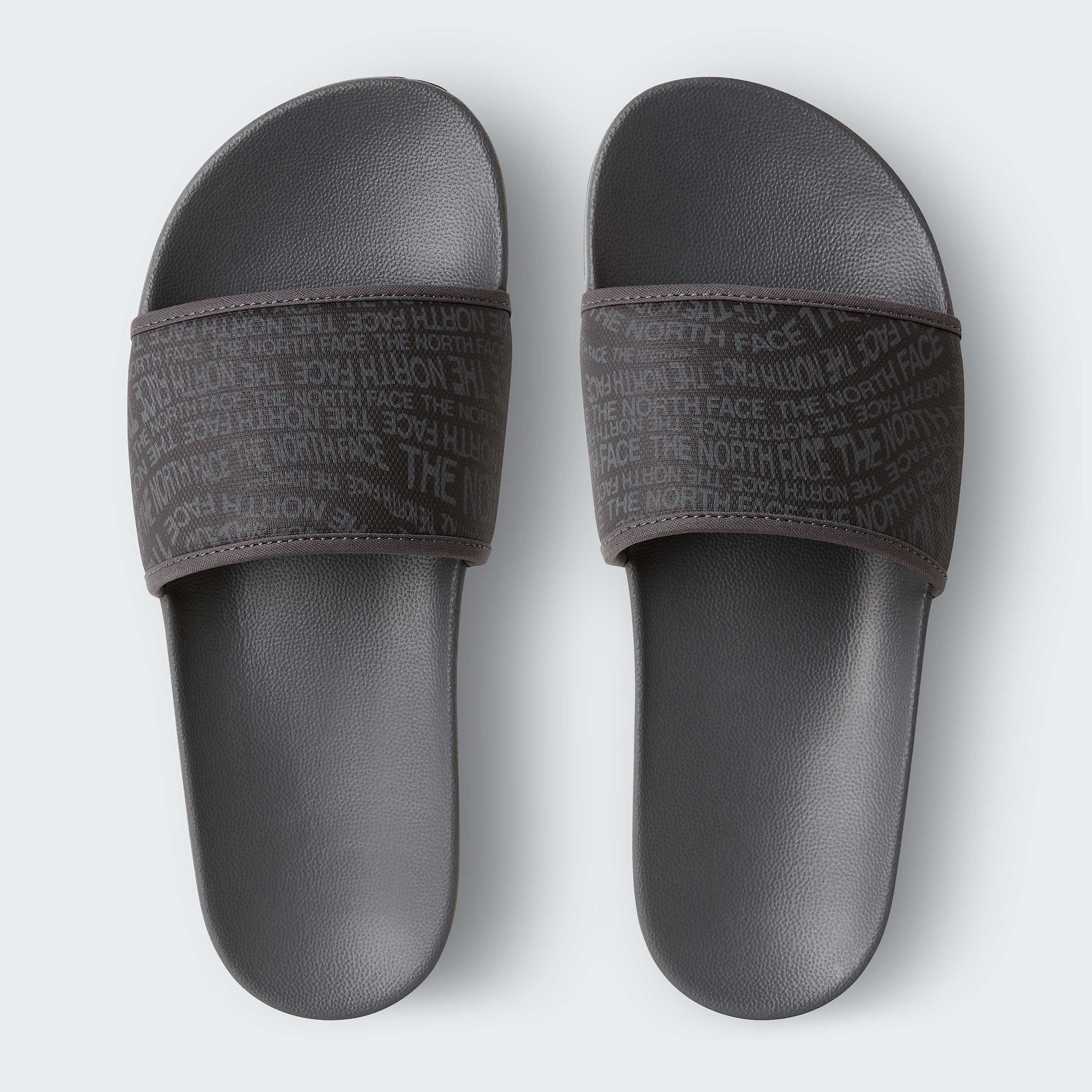 Mens Base Camp Slides III TNF Logo Mania PrintAnthracite Grey ALT1