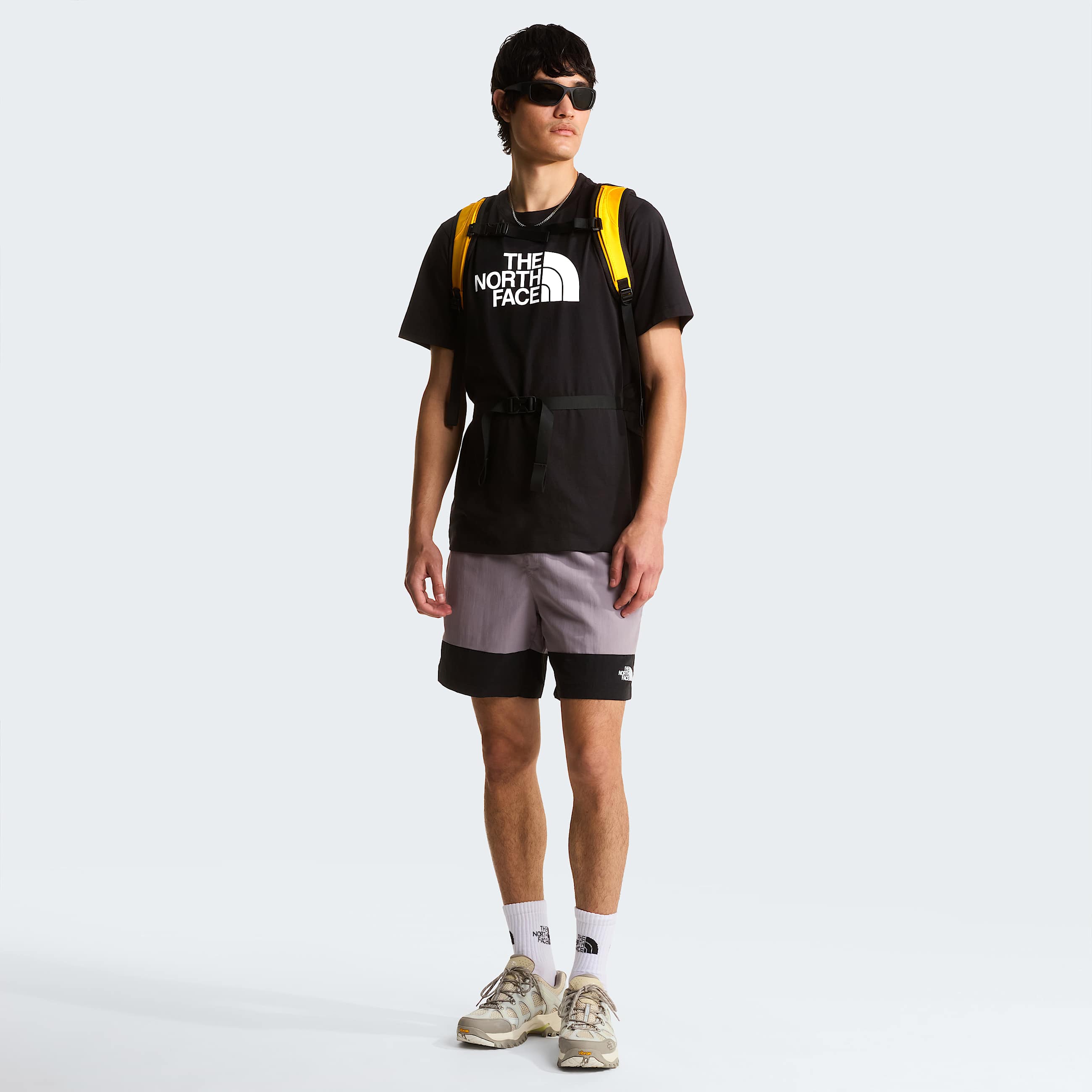 Mens Evolution Half Dome Regular TShirt TNF TNF BlackTNF White ALT1