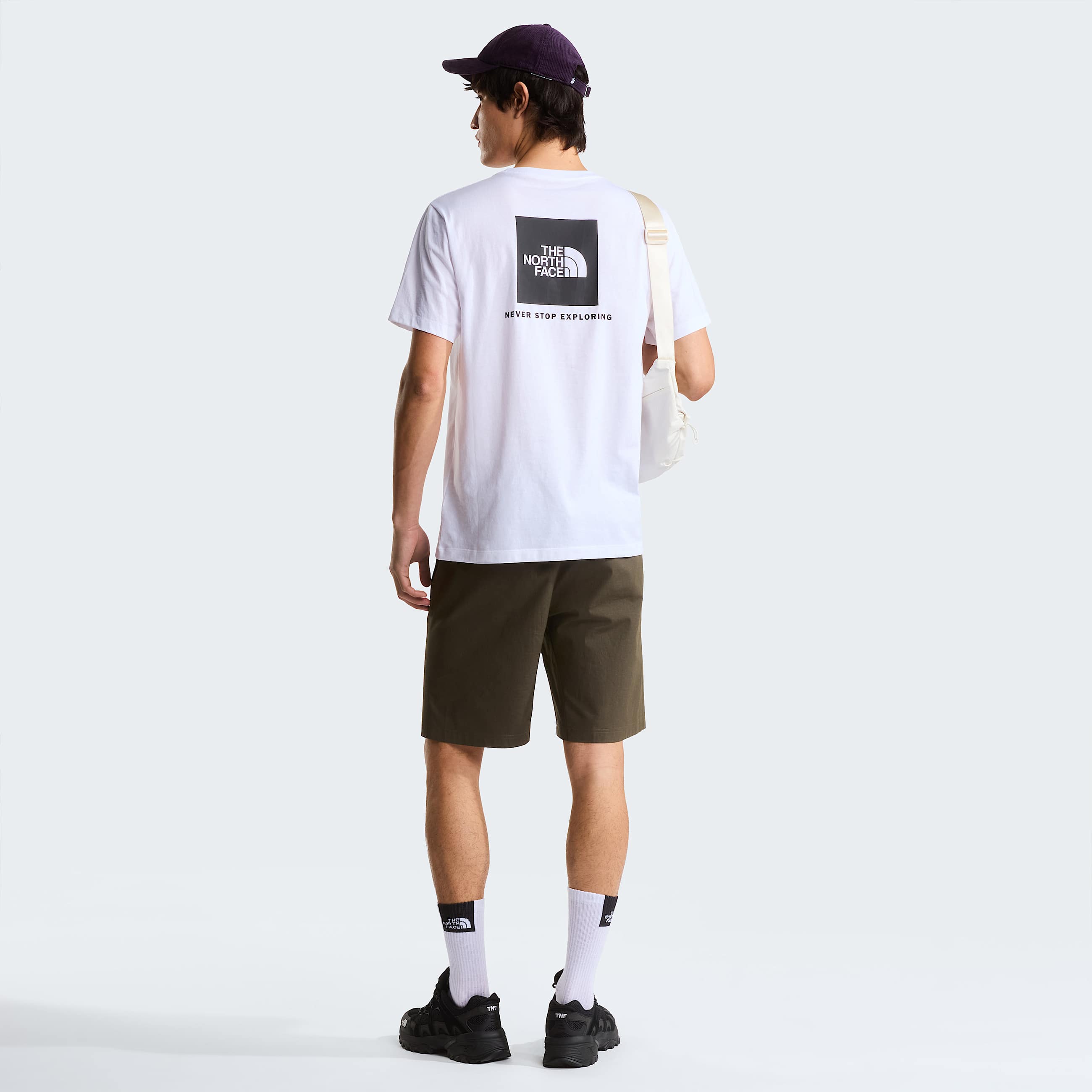 Mens Evolution NSE Box Regular TShirt TNF TNF White ALT2