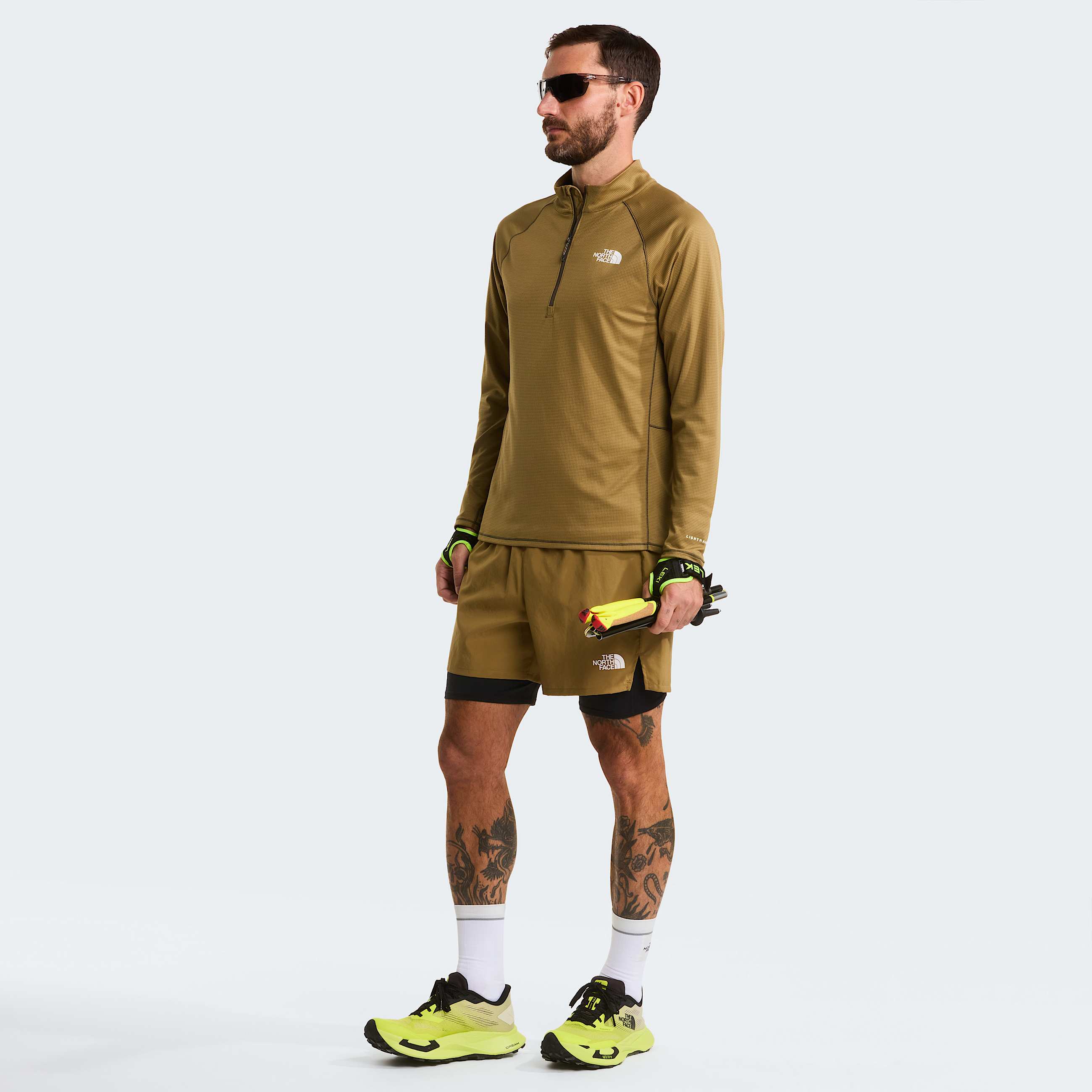 Mska koszulka z dugim rkawem i zamkiem o dugoci 14 Sunriser TNF ALT1