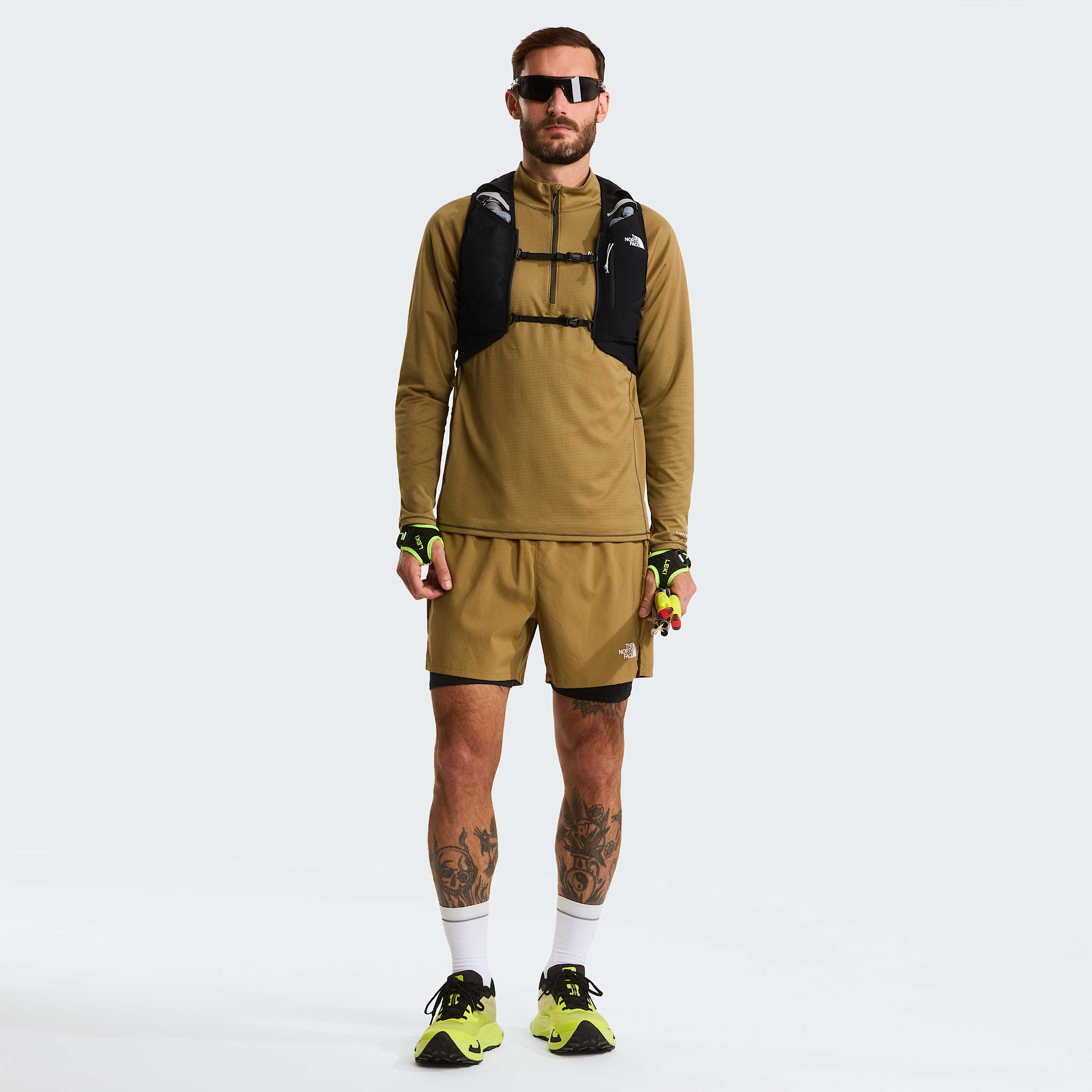 Mska koszulka z dugim rkawem i zamkiem o dugoci 14 Sunriser TNF ALT4