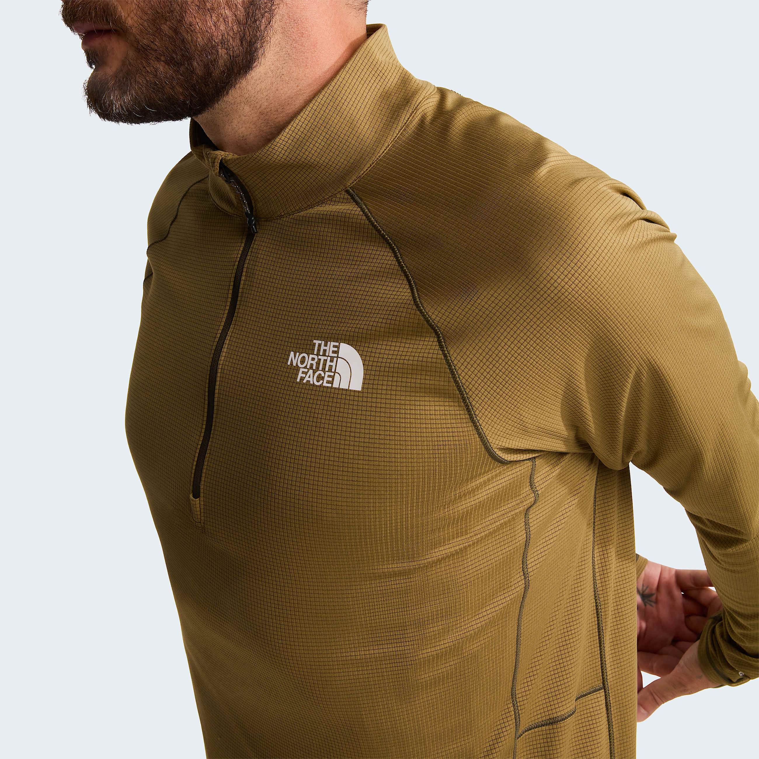 Mska koszulka z dugim rkawem i zamkiem o dugoci 14 Sunriser TNF ALT5