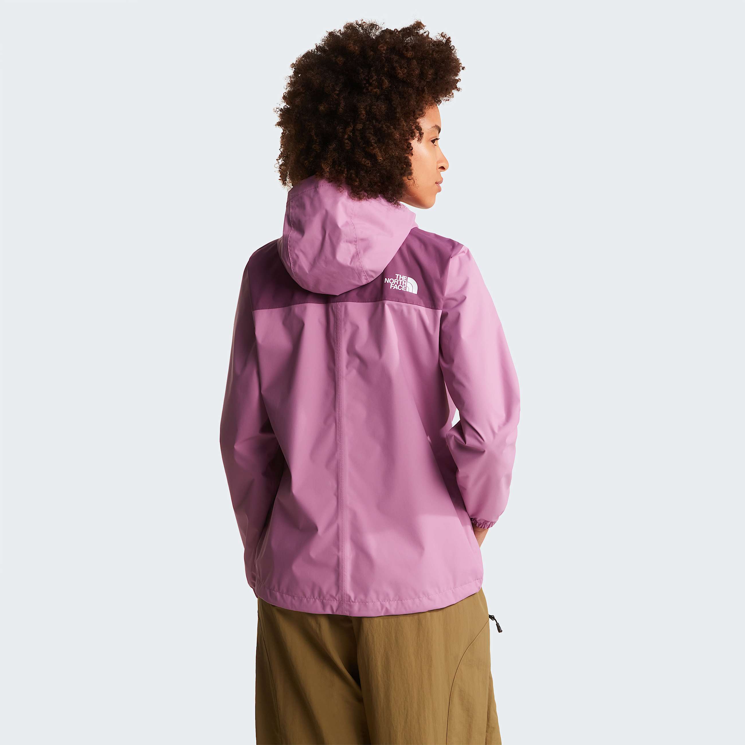 Womens Antora Rain Jacket TNF Hushed LavenderChroma Purple ALT3
