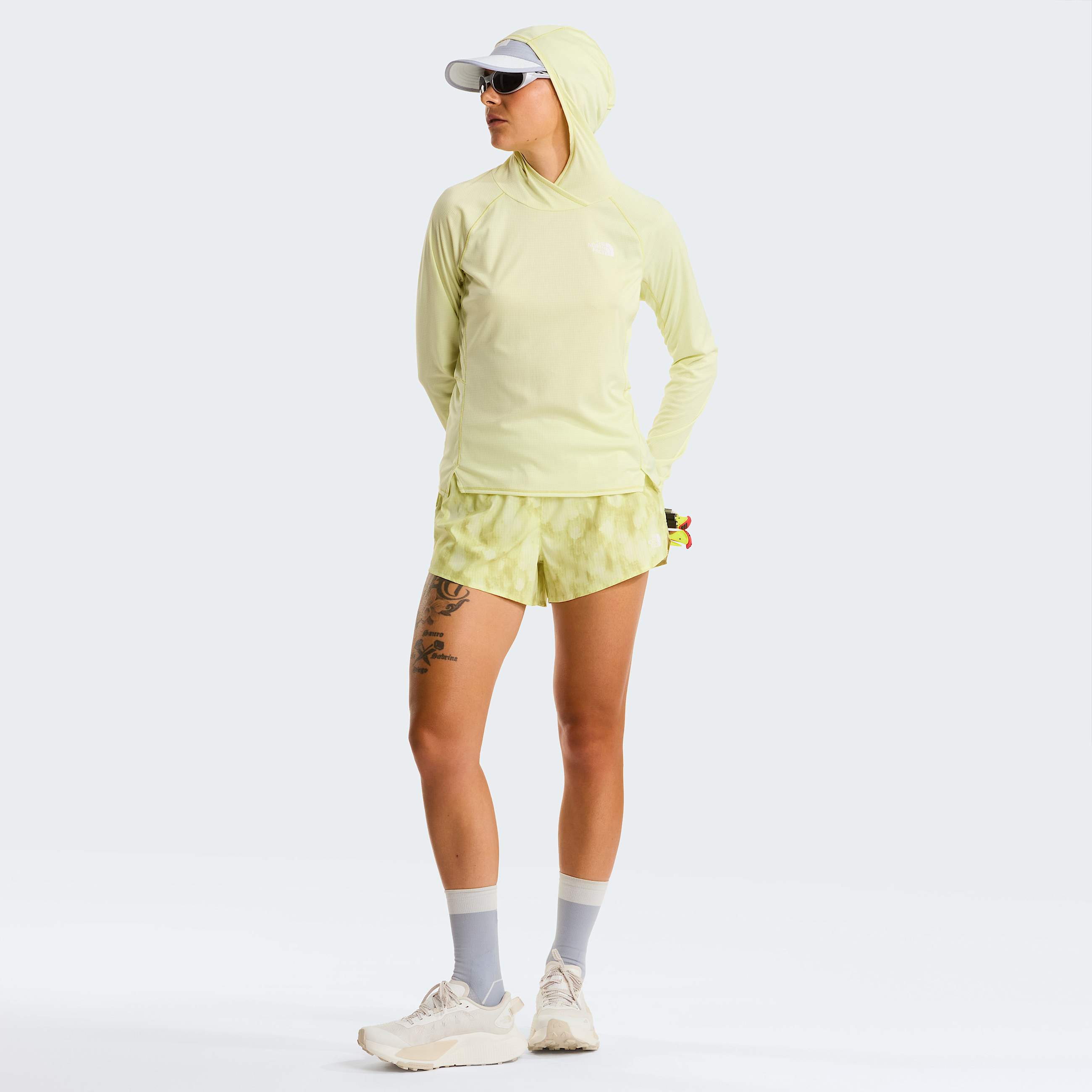 Womens Sunriser Hoodie TNF Lemon Mist ALT1