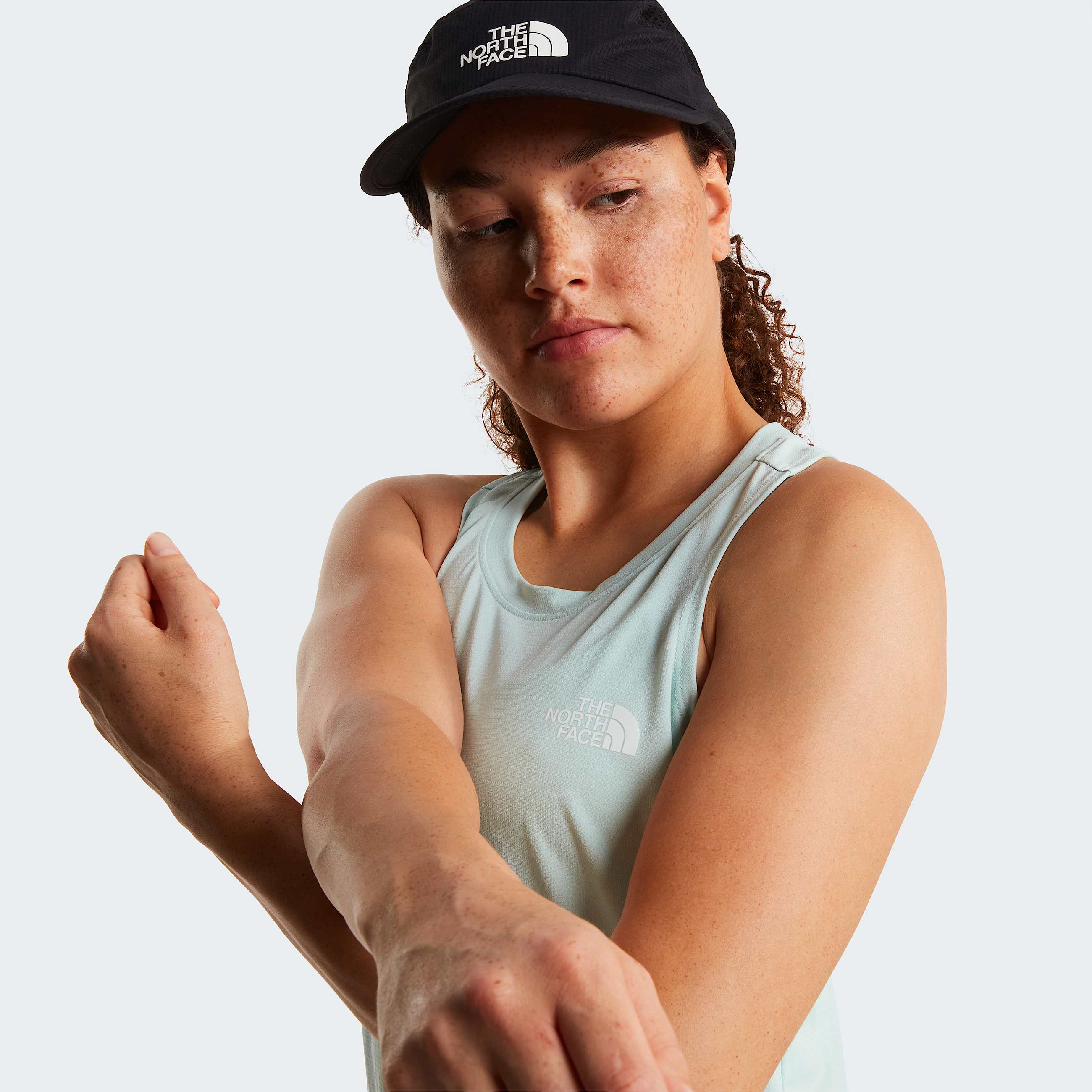 Womens Flex Tank Top TNF Opal Frost ALT4