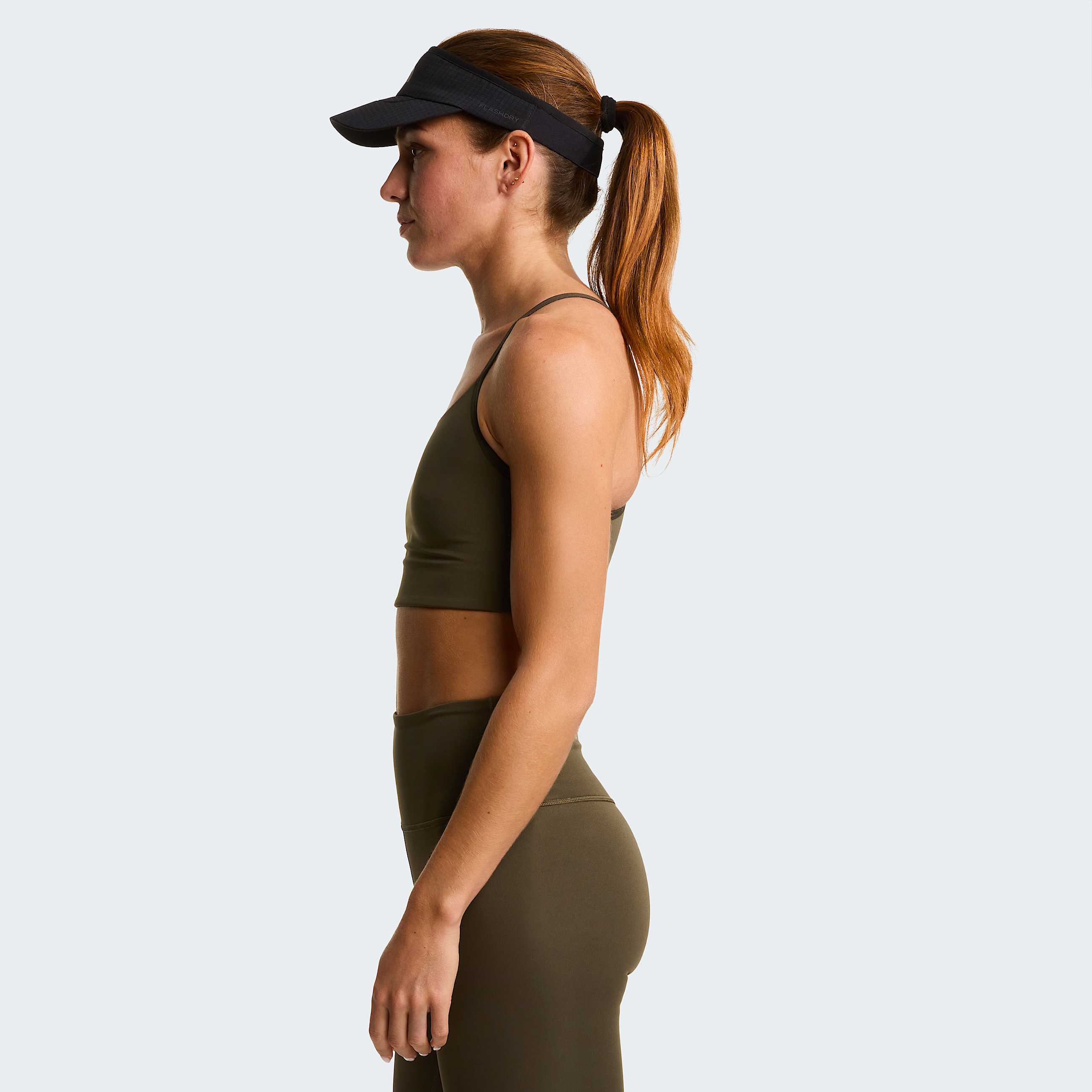 Reggiseno sportivo Flex da donna TNF New Taupe Green ALT3