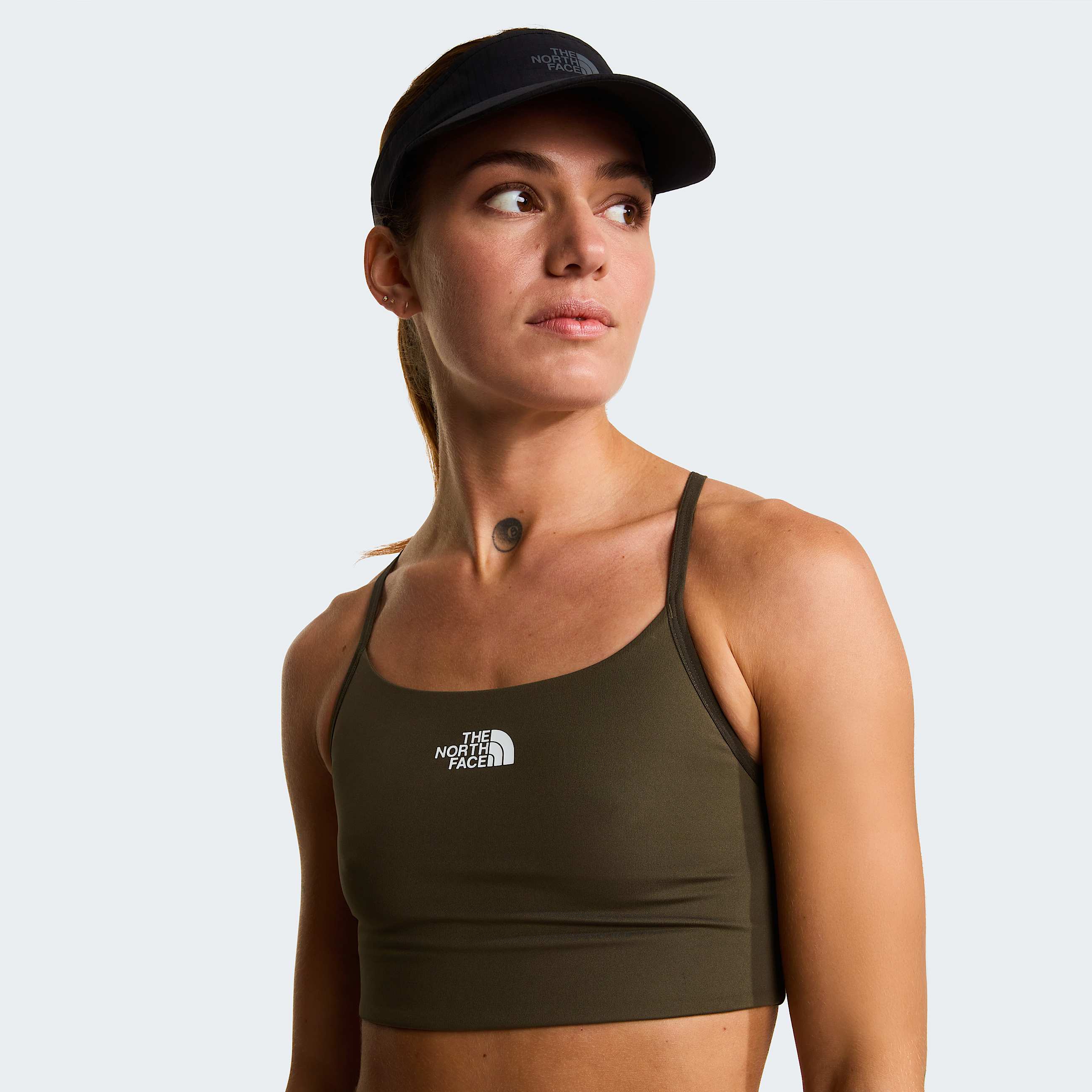 Reggiseno sportivo Flex da donna TNF New Taupe Green ALT4