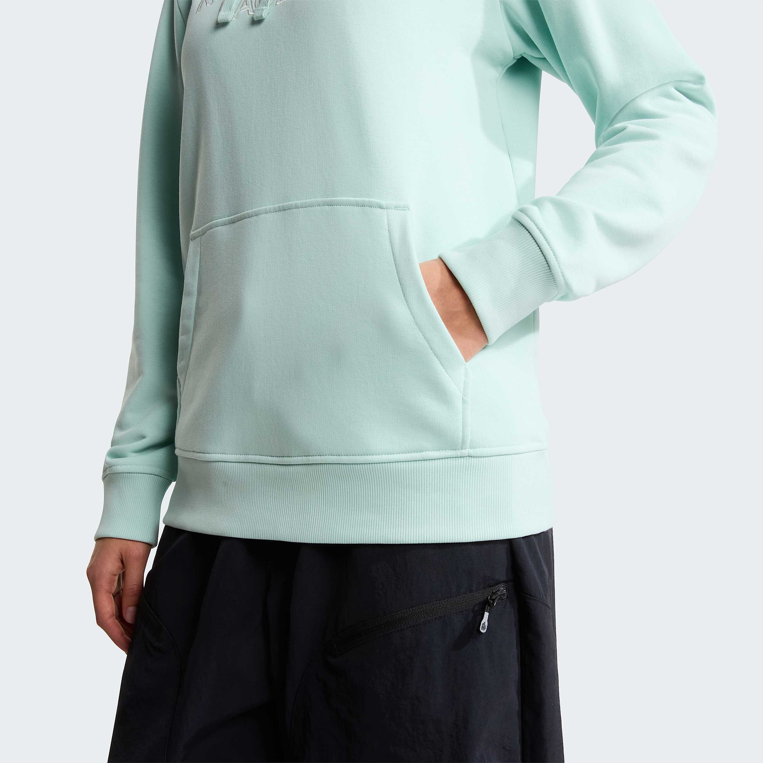 Drew Peak Lighthoodie voor dames TNF Opal FrostWhite Dune ALT5