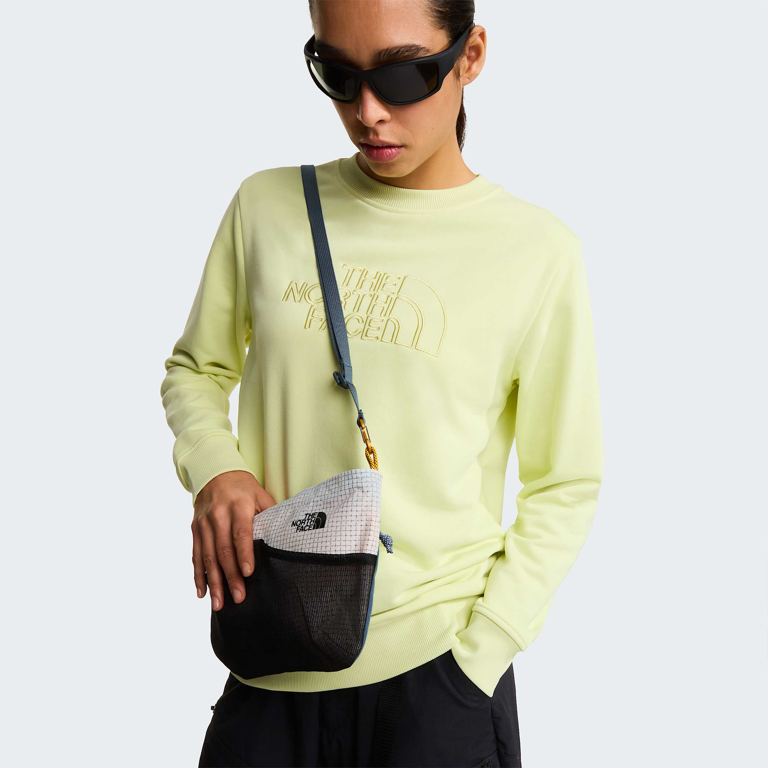 Womens Drew Peak Light Sweatshirt TNF ALT5