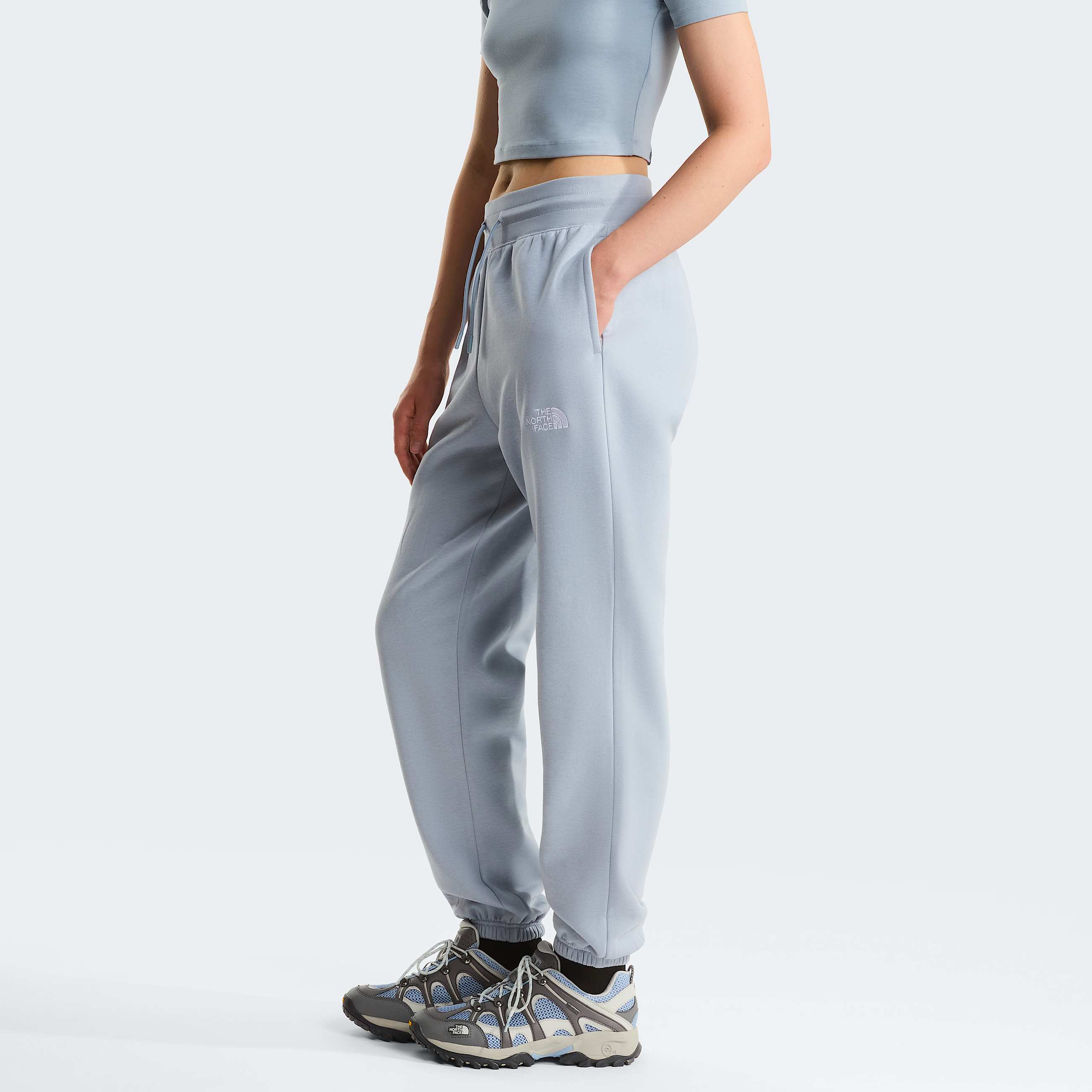 Womens Essential Relaxed Straight Joggers TNF Frost Grey ALT2