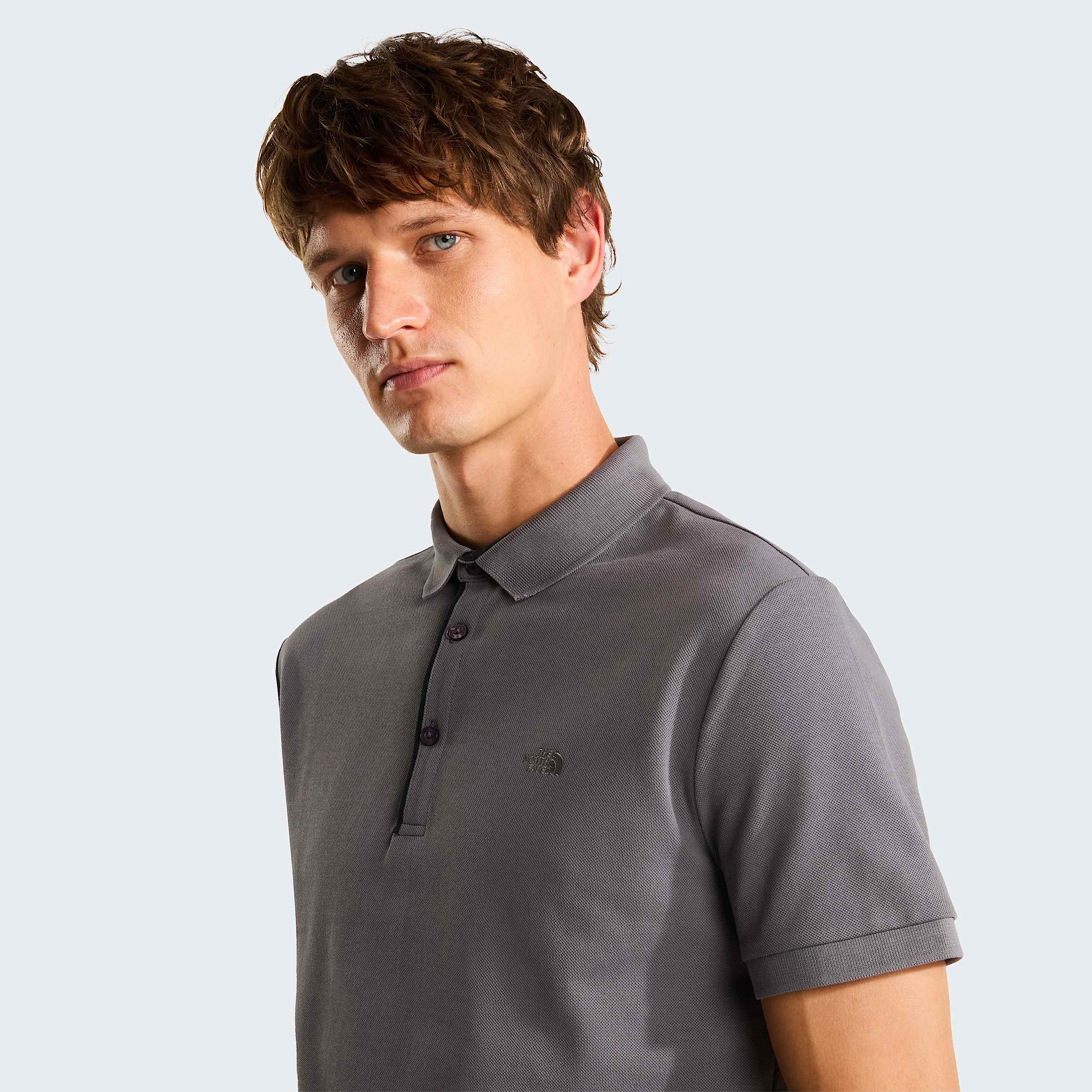 Mens Premium Slim Polo Shirt TNF ALT4