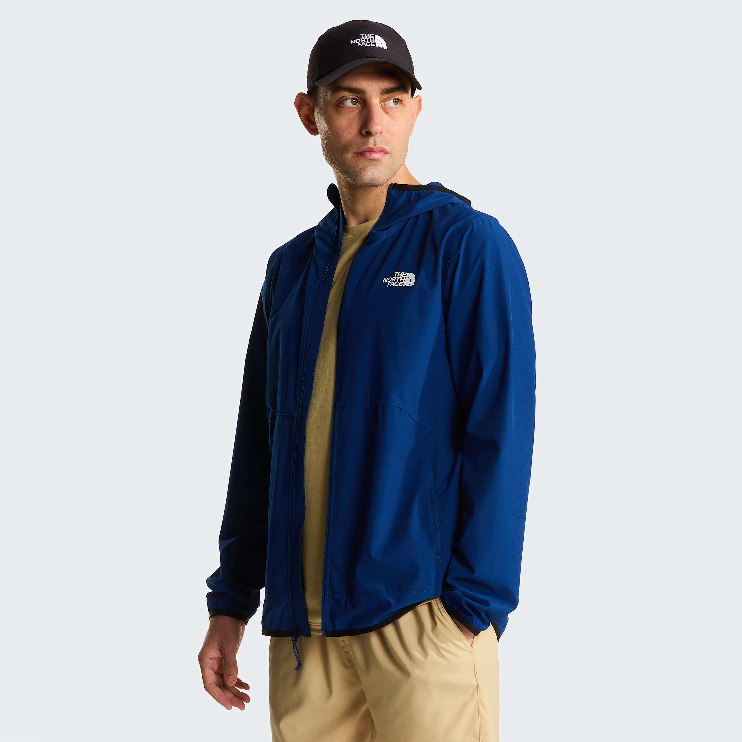 Mens 247 Woven Hooded Jacket TNF Estate Blue ALT4