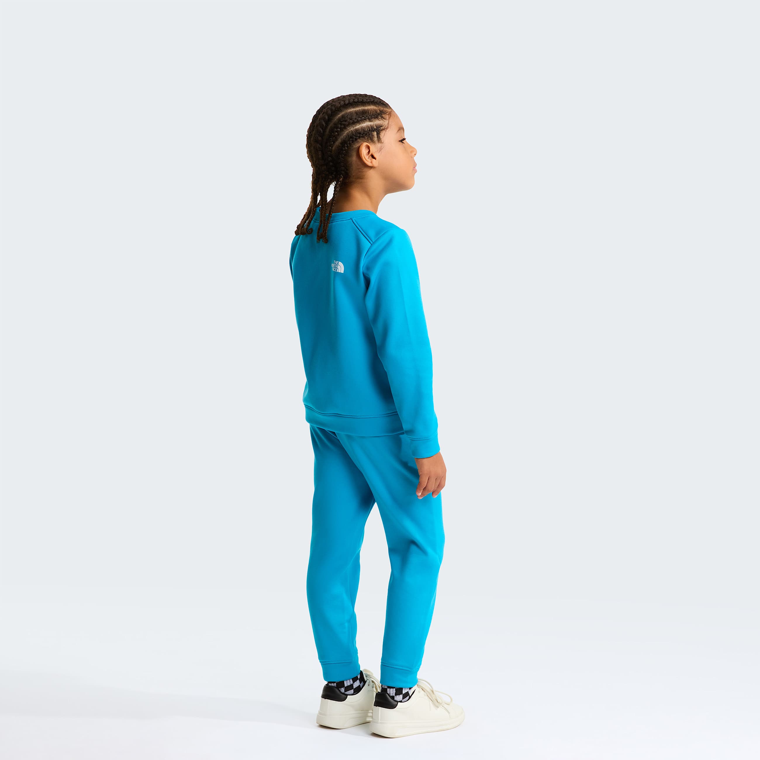 Kids TNF Performance Fleece TwoPiece Set TNF Meridian Blue ALT2