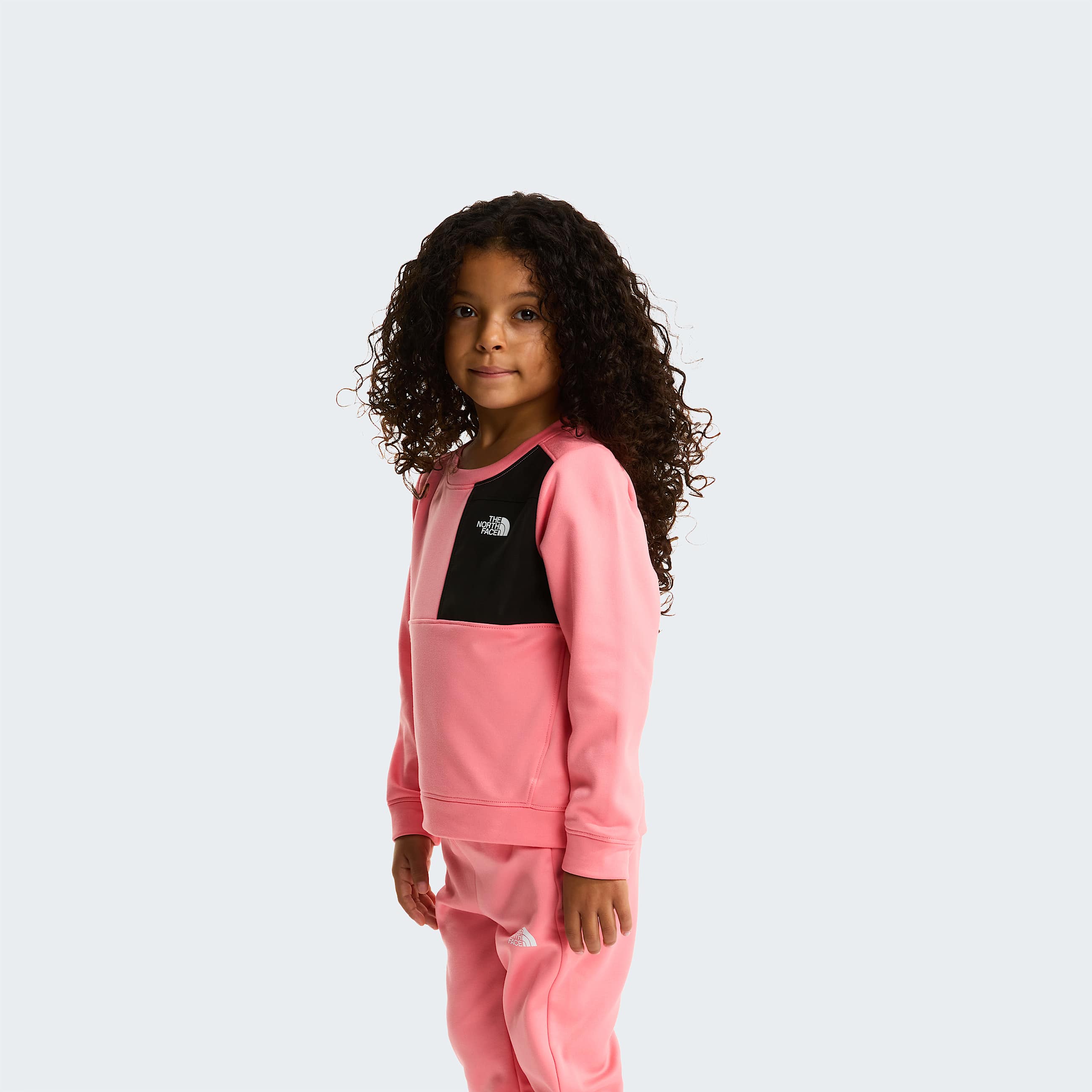 Kids TNF Performance Fleece TwoPiece Set TNF Coral Crush ALT3