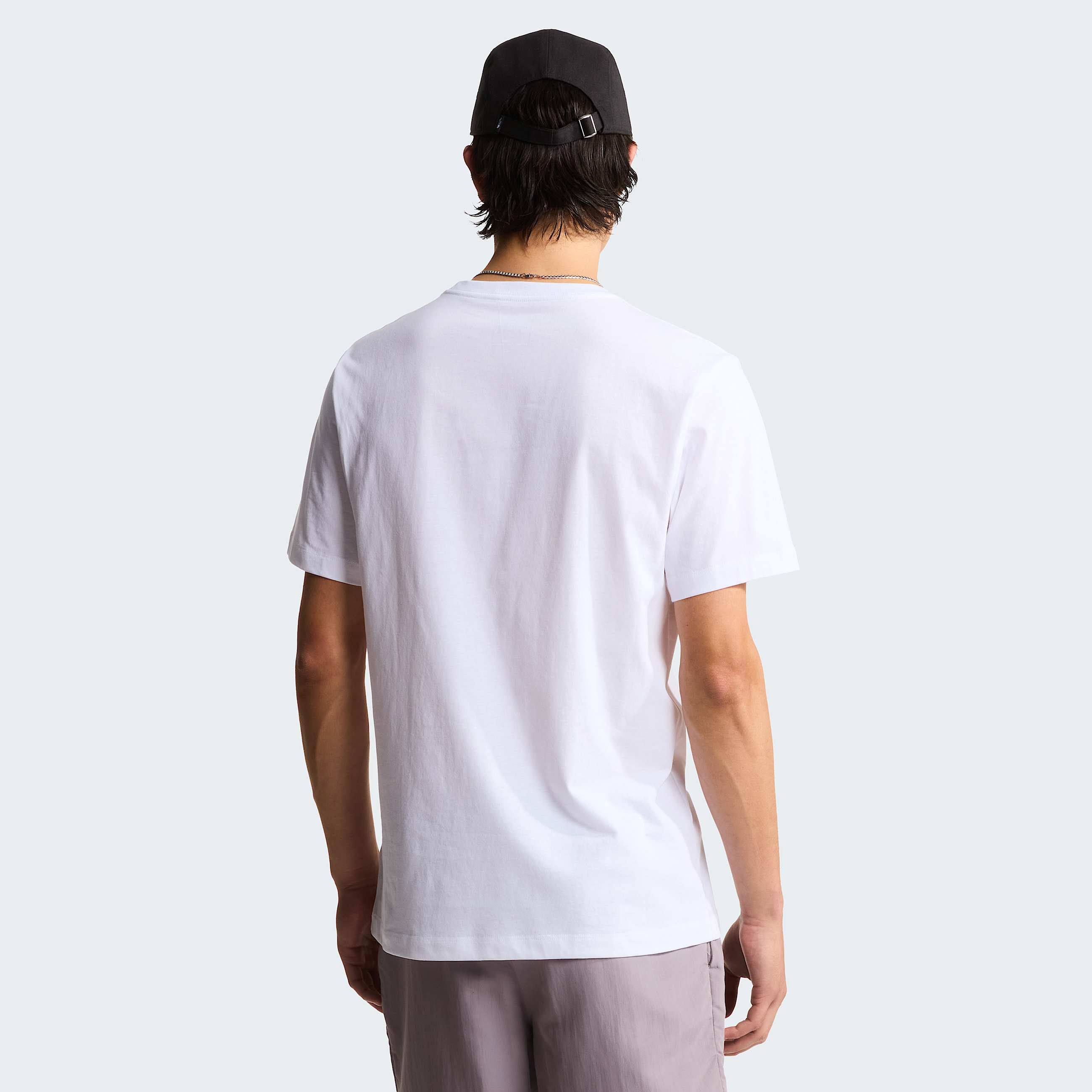 Mens Evolution Simple Dome Regular TShirt TNF TNF White ALT3