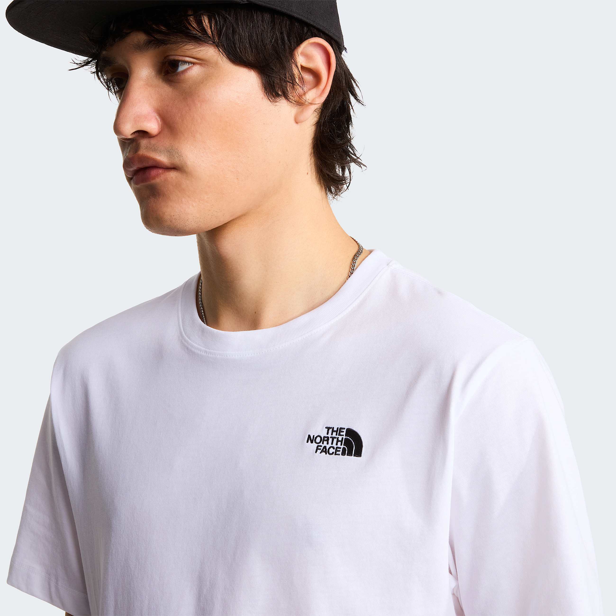 Mens Evolution Simple Dome Regular TShirt TNF TNF White ALT4