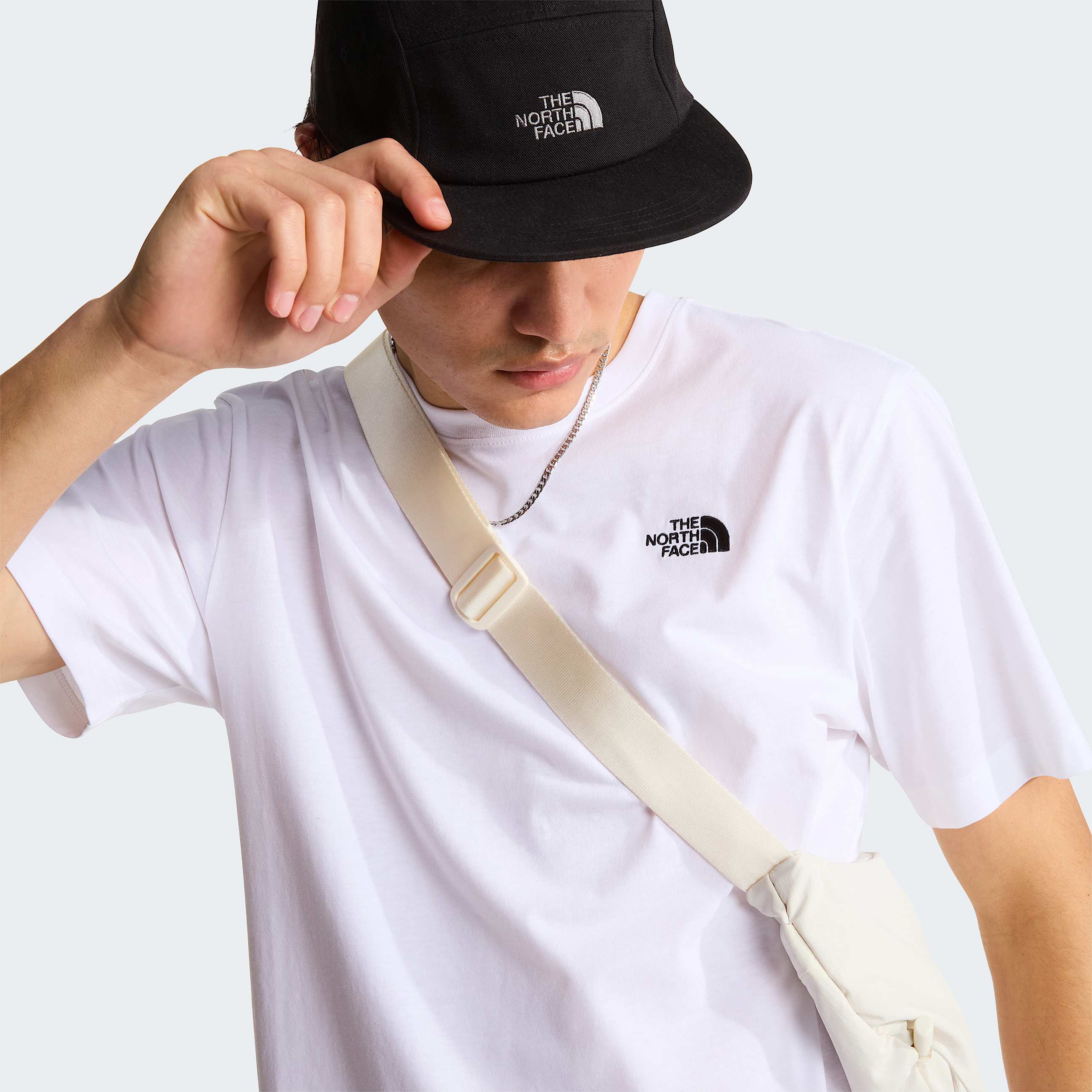 Mens Evolution Simple Dome Regular TShirt TNF TNF White ALT5