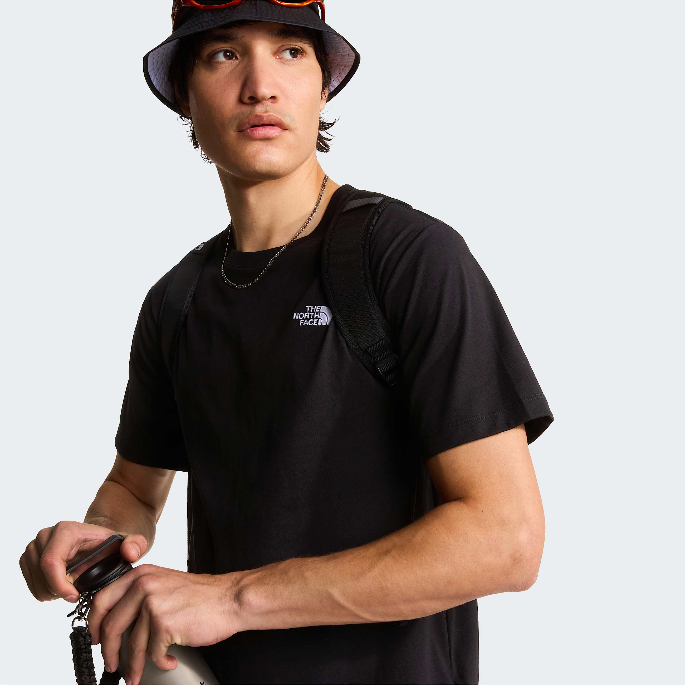 Mens Evolution Simple Dome Regular TShirt TNF TNF Black ALT5