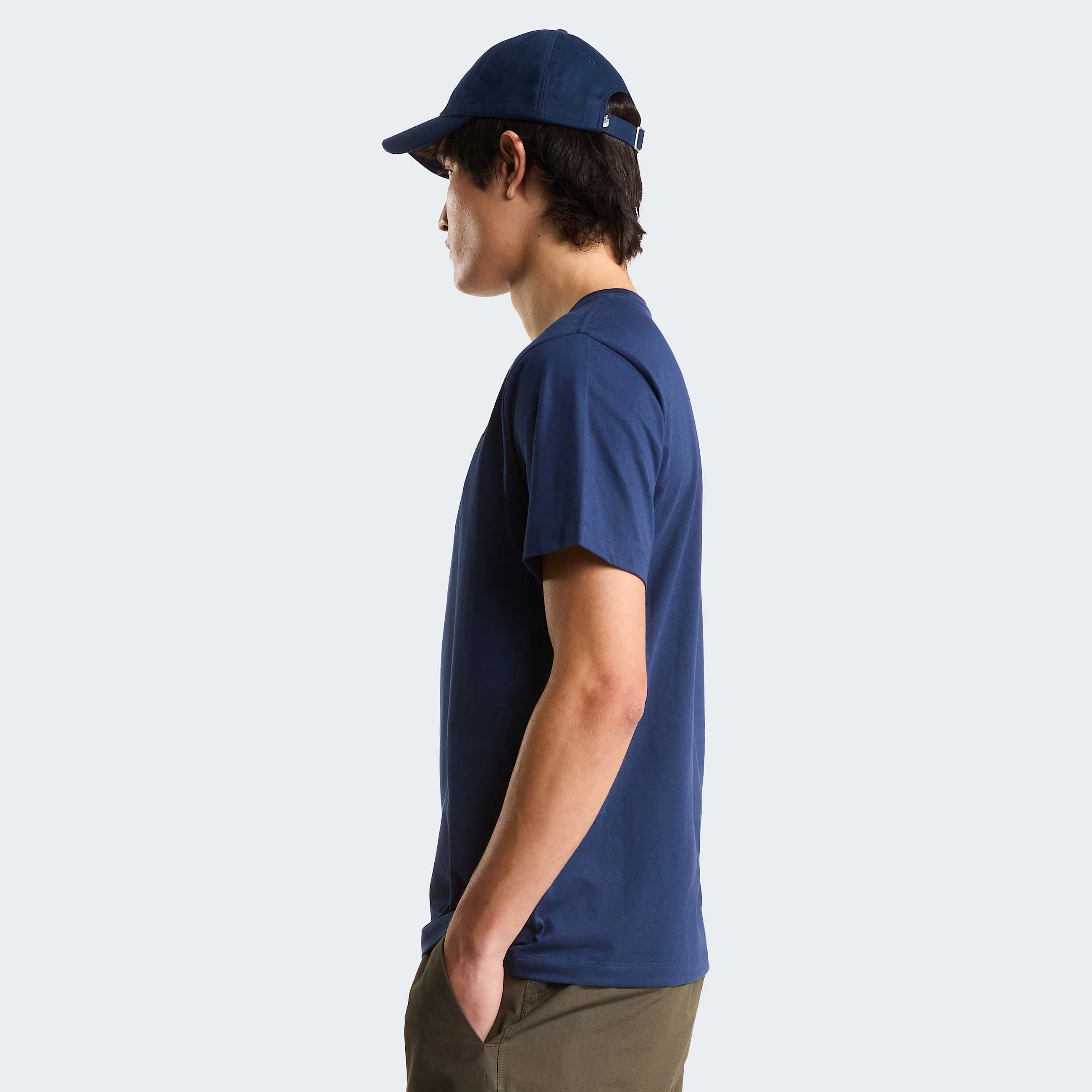 Mens Evolution Simple Dome Regular TShirt TNF Summit Navy ALT2