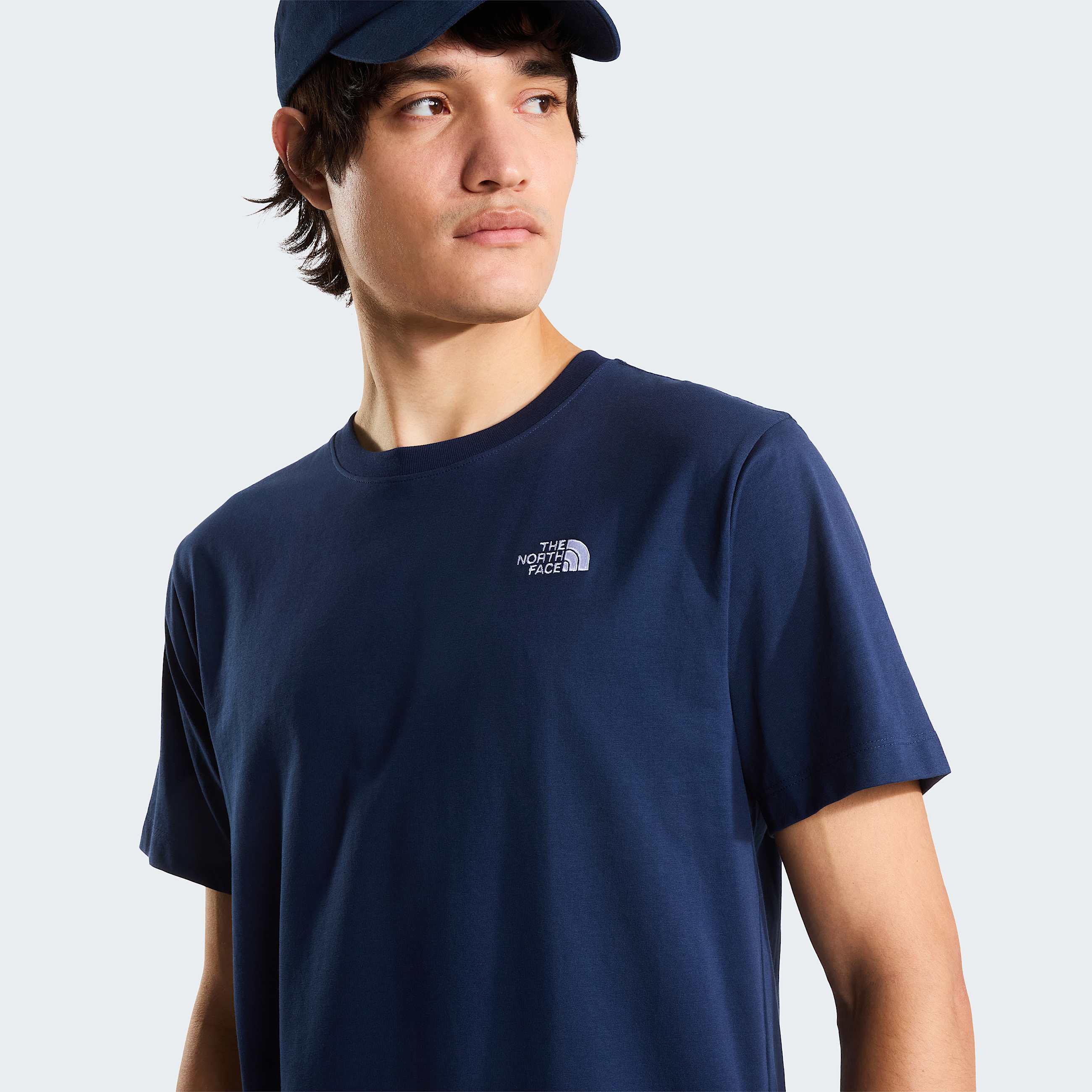 Mens Evolution Simple Dome Regular TShirt TNF Summit Navy ALT4