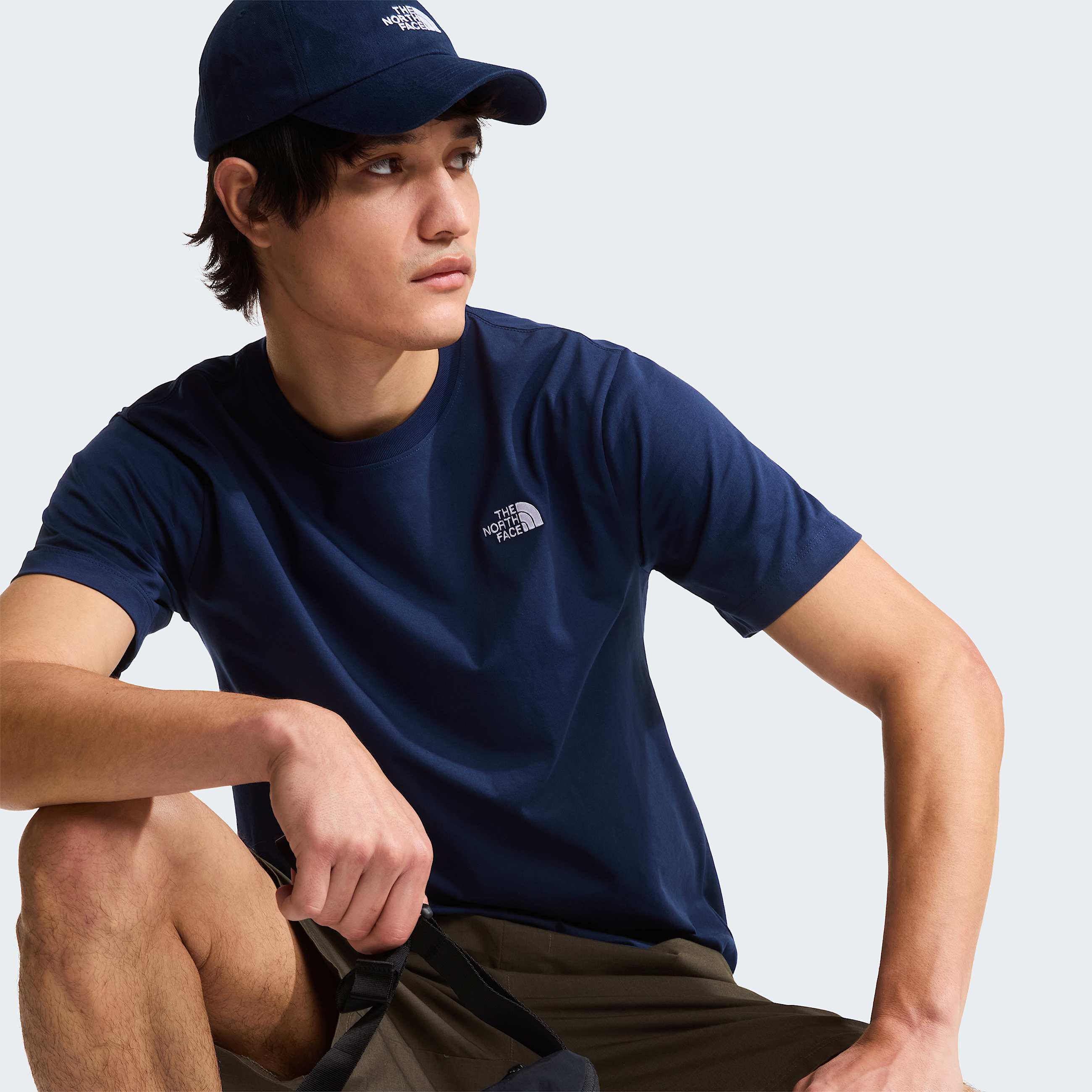 Mens Evolution Simple Dome Regular TShirt TNF Summit Navy ALT5