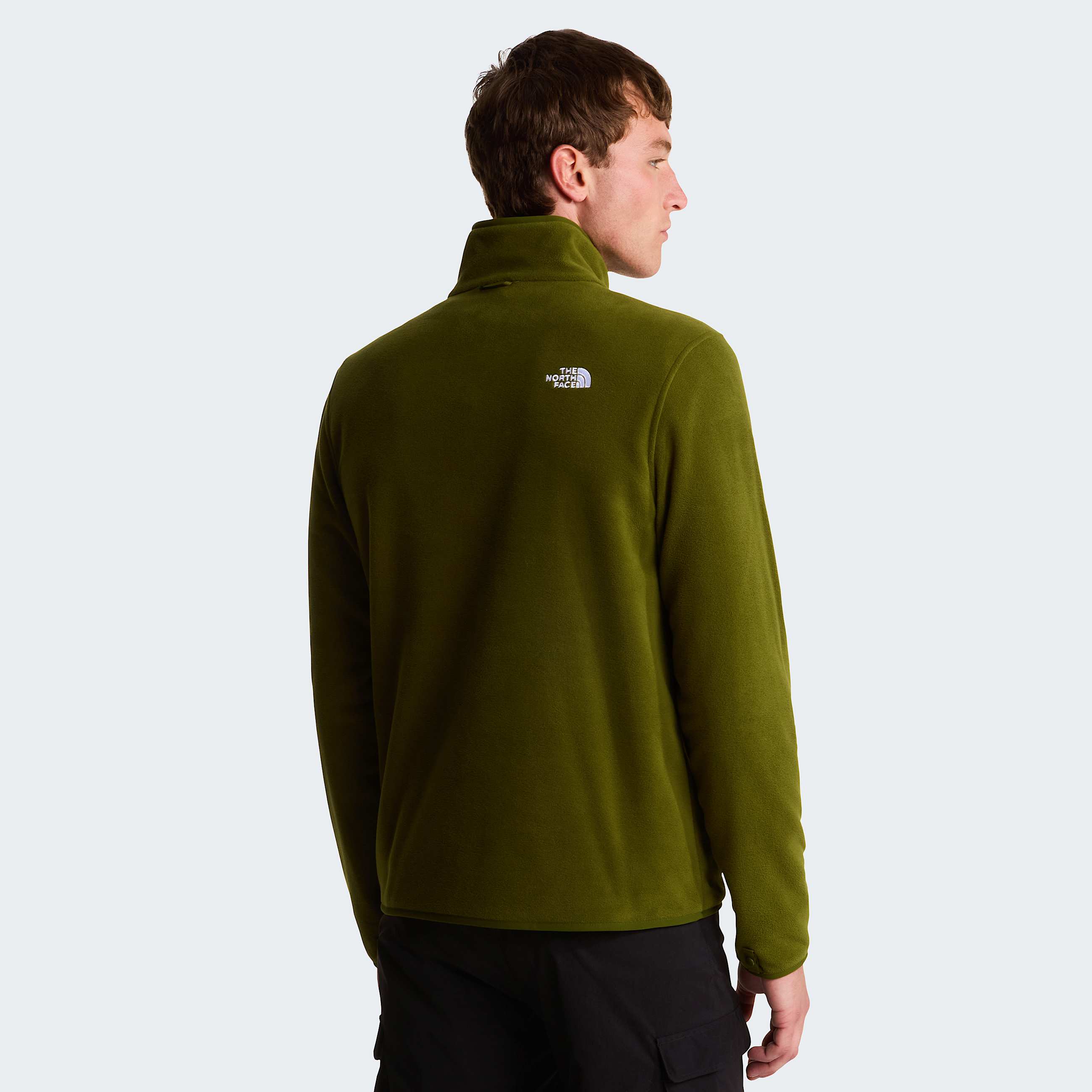 Glacier Fleece mit durchgehendem RV fr Herren TNF Woodland Green ALT3