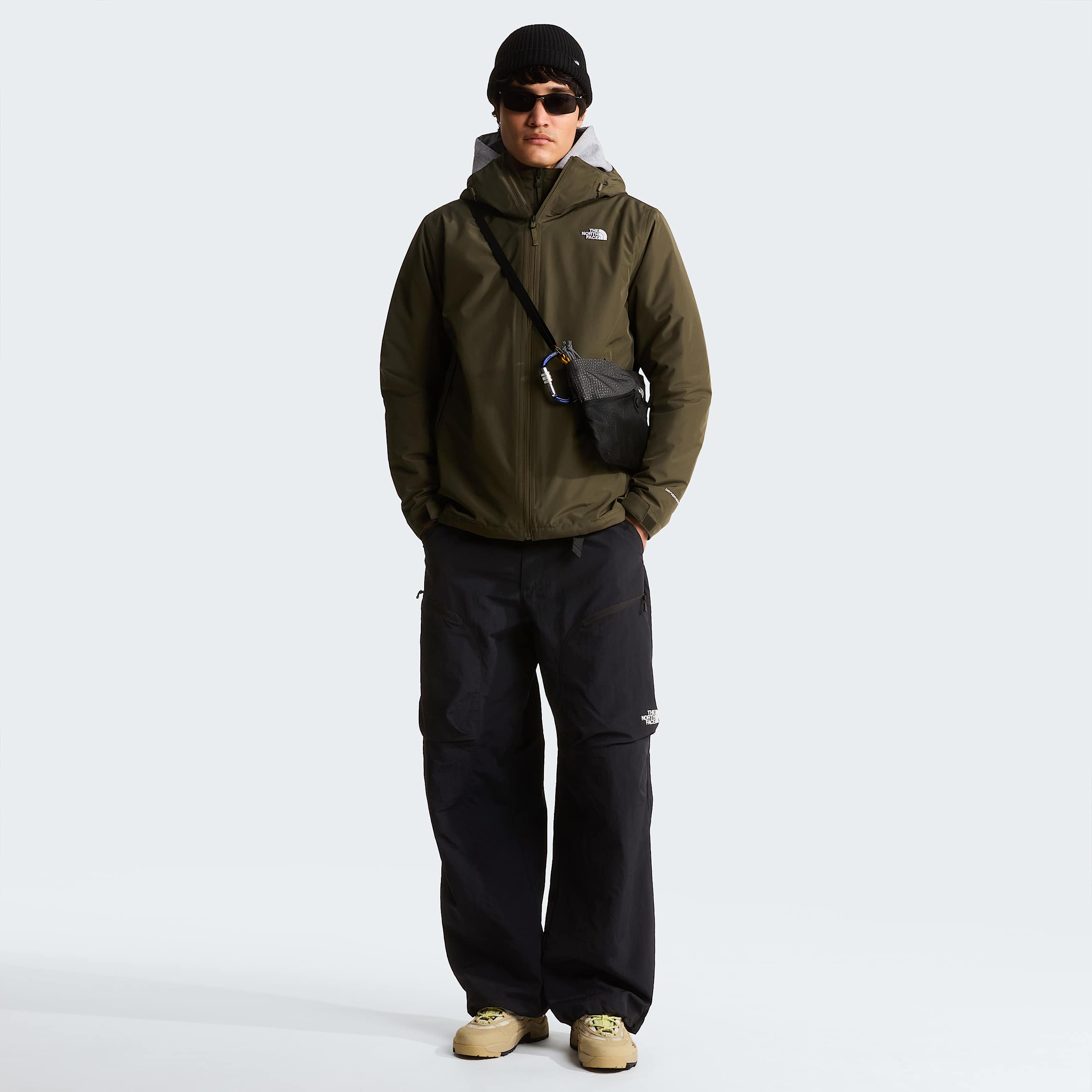 Giacca 3 in 1 con cappuccio Carto Mono Triclimate da uomo TNF New Taupe Green ALT1