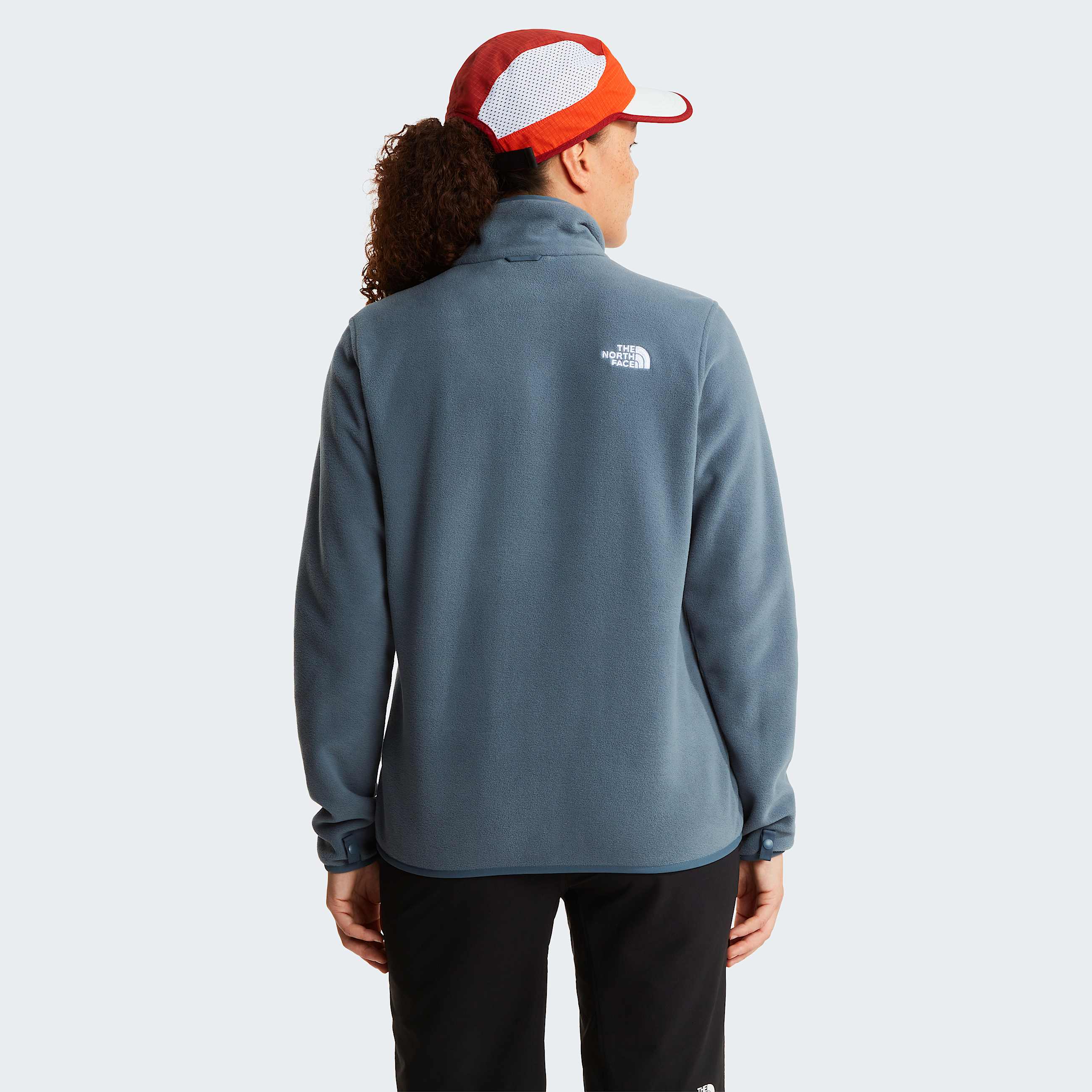 Glacier Fleece mit durchgehendem RV fr Damen TNF Granite Grey ALT3