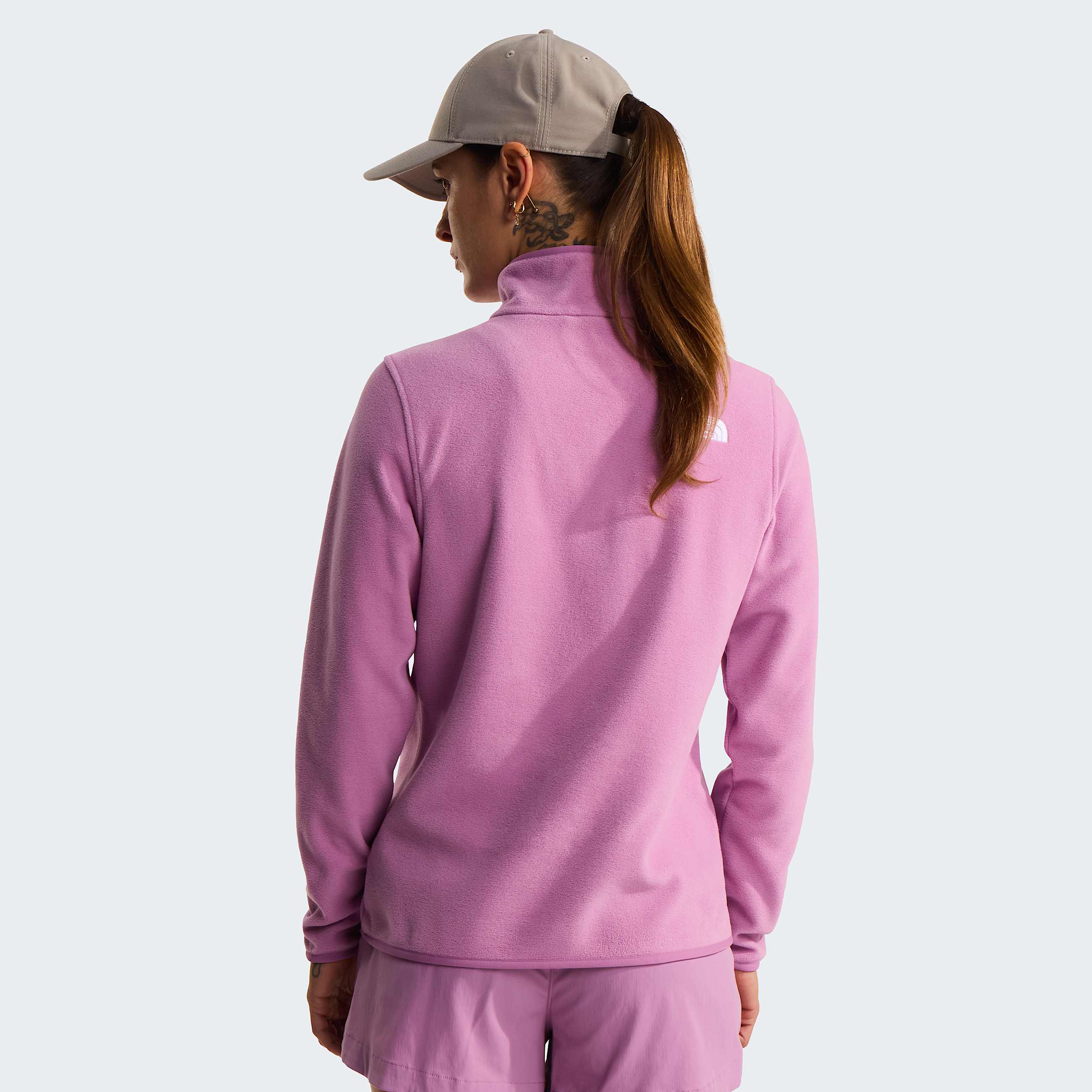 Womens Glacier 14 Zip Fleece TNF Hushed Lavender ALT3