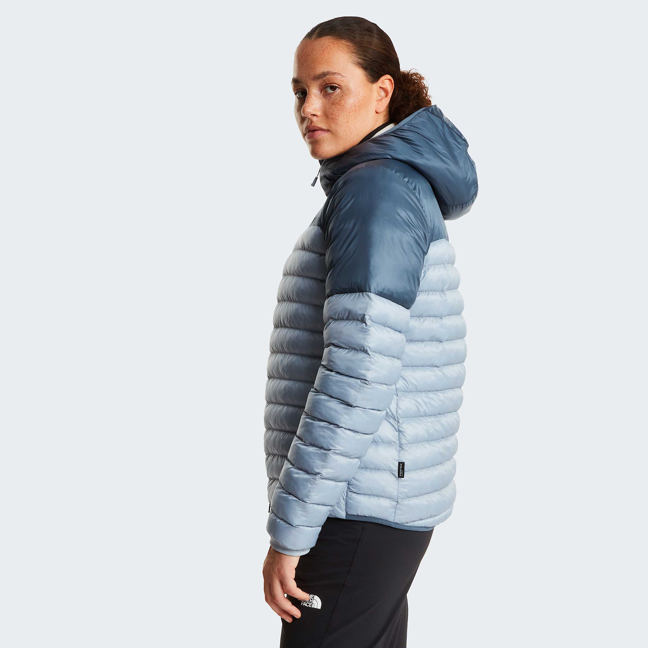 Giacca con cappuccio Terra Peak da donna TNF Frost GreyGranite Grey ALT2