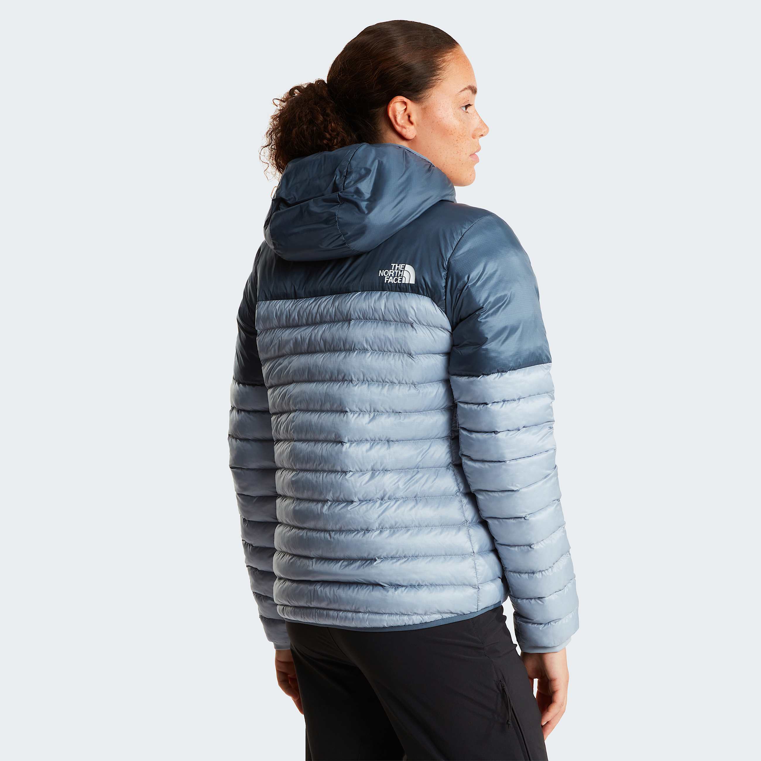 Giacca con cappuccio Terra Peak da donna TNF Frost GreyGranite Grey ALT3