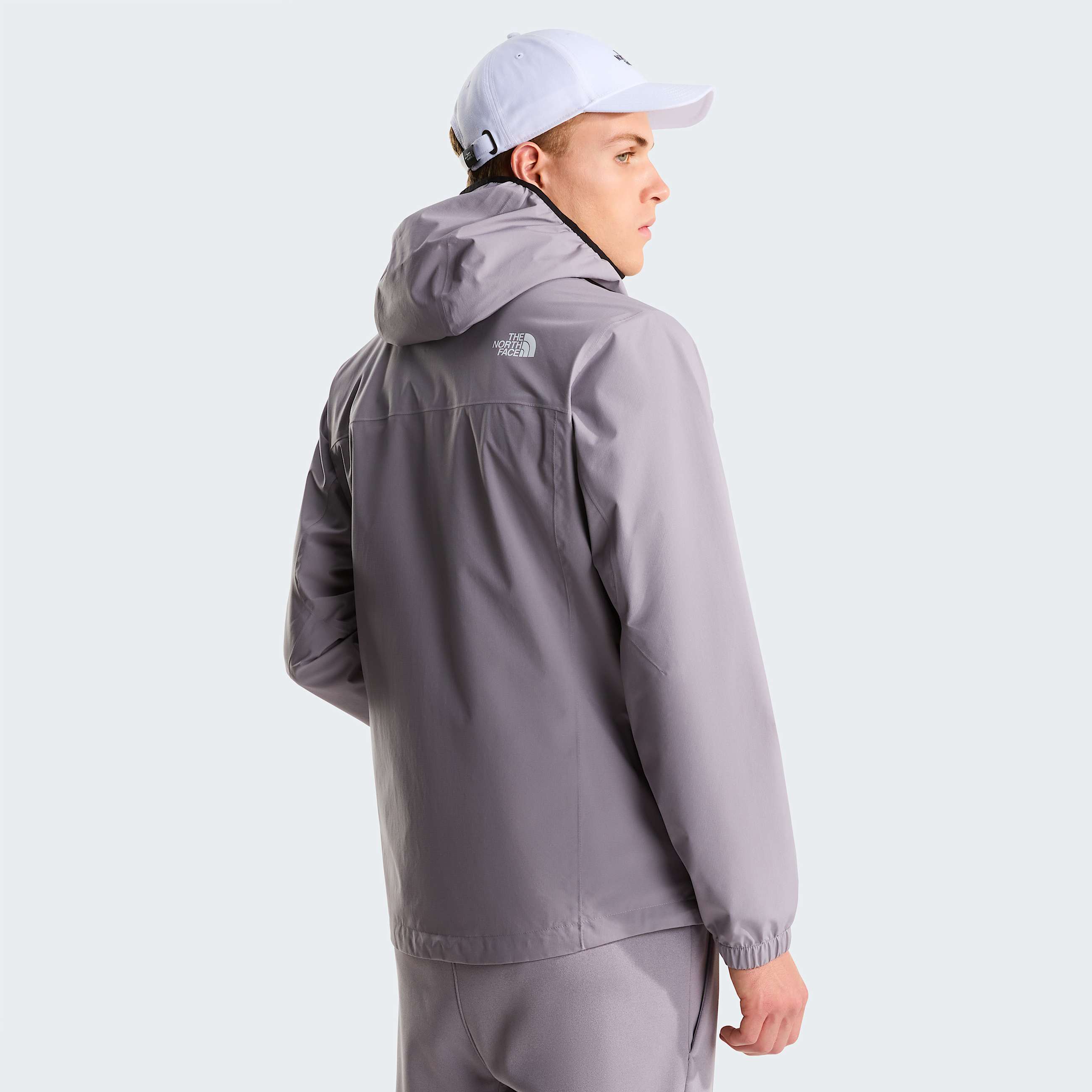Mens Mountain Athletics Rainlit Hooded Jacket TNF Transcendent Grey ALT3