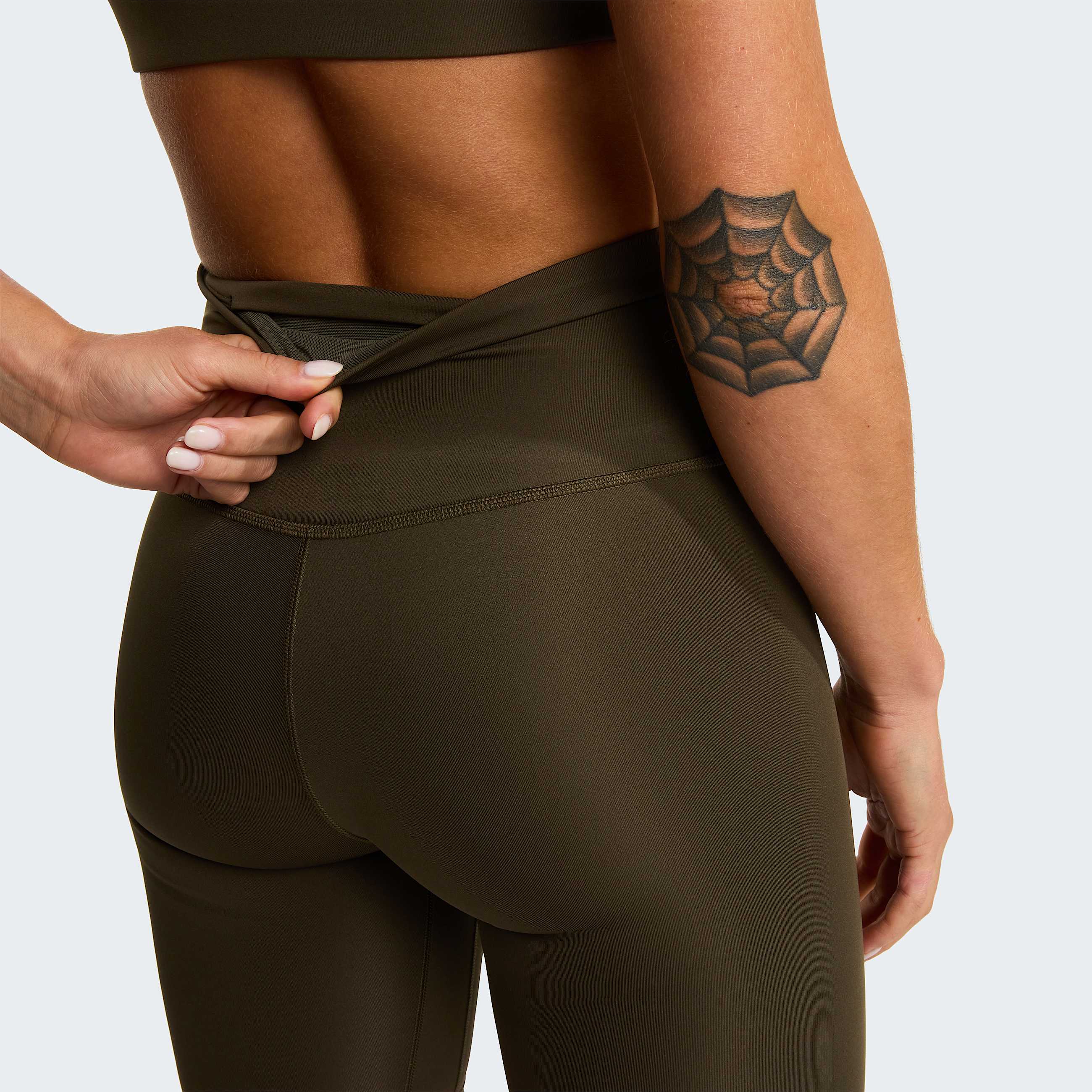 Pantaloncini aderenti Flex 8 da donna TNF New Taupe Green ALT5