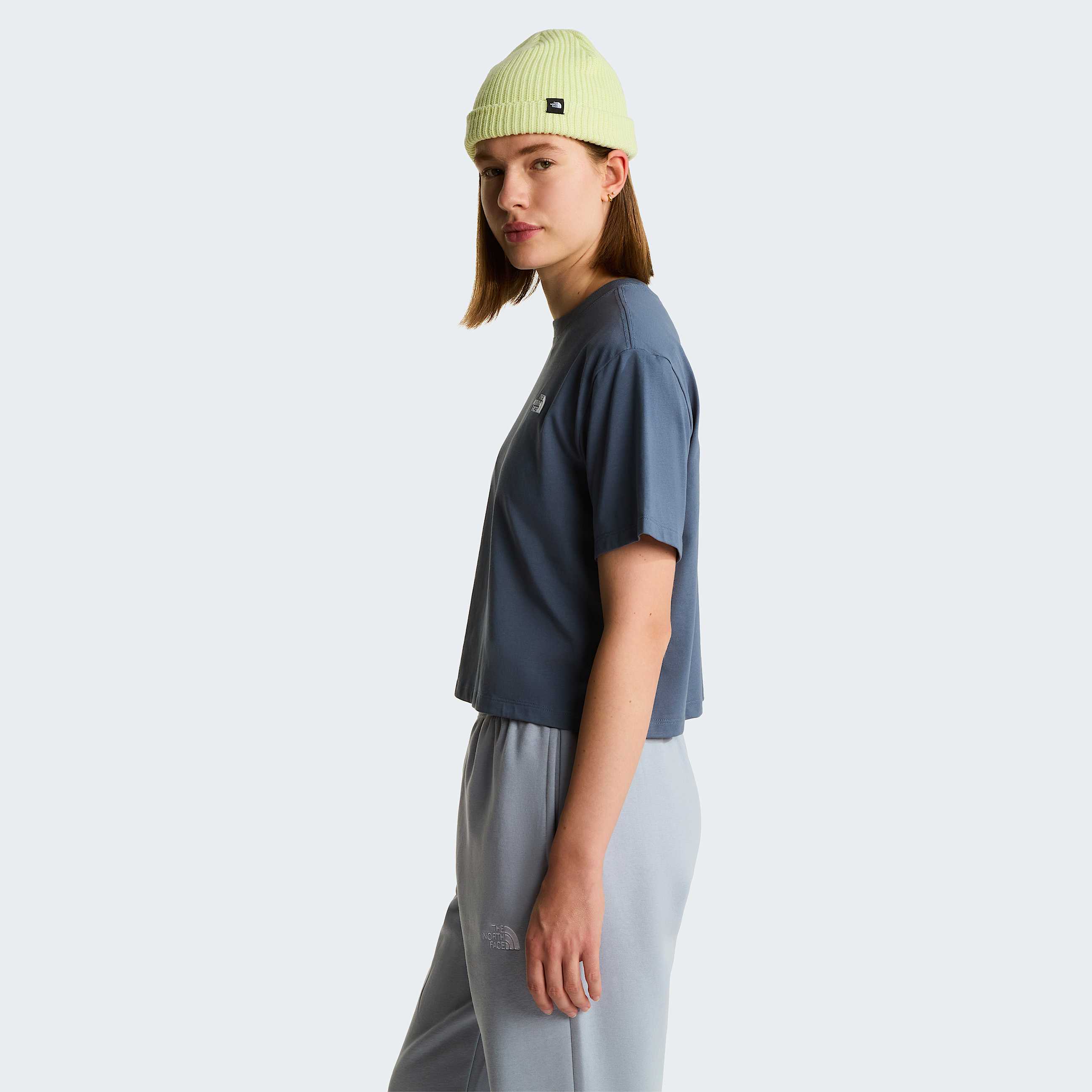 Evolution Simple Dome Cropped Relaxed TShirt W TNF ALT2