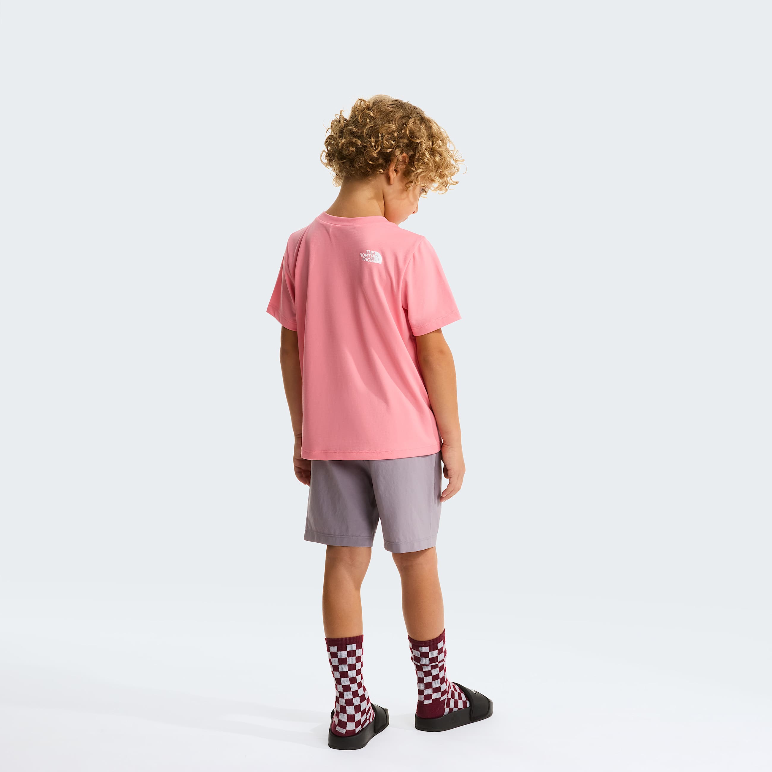 Kids 247 Set TNF Coral CrushTranscendent Grey ALT1