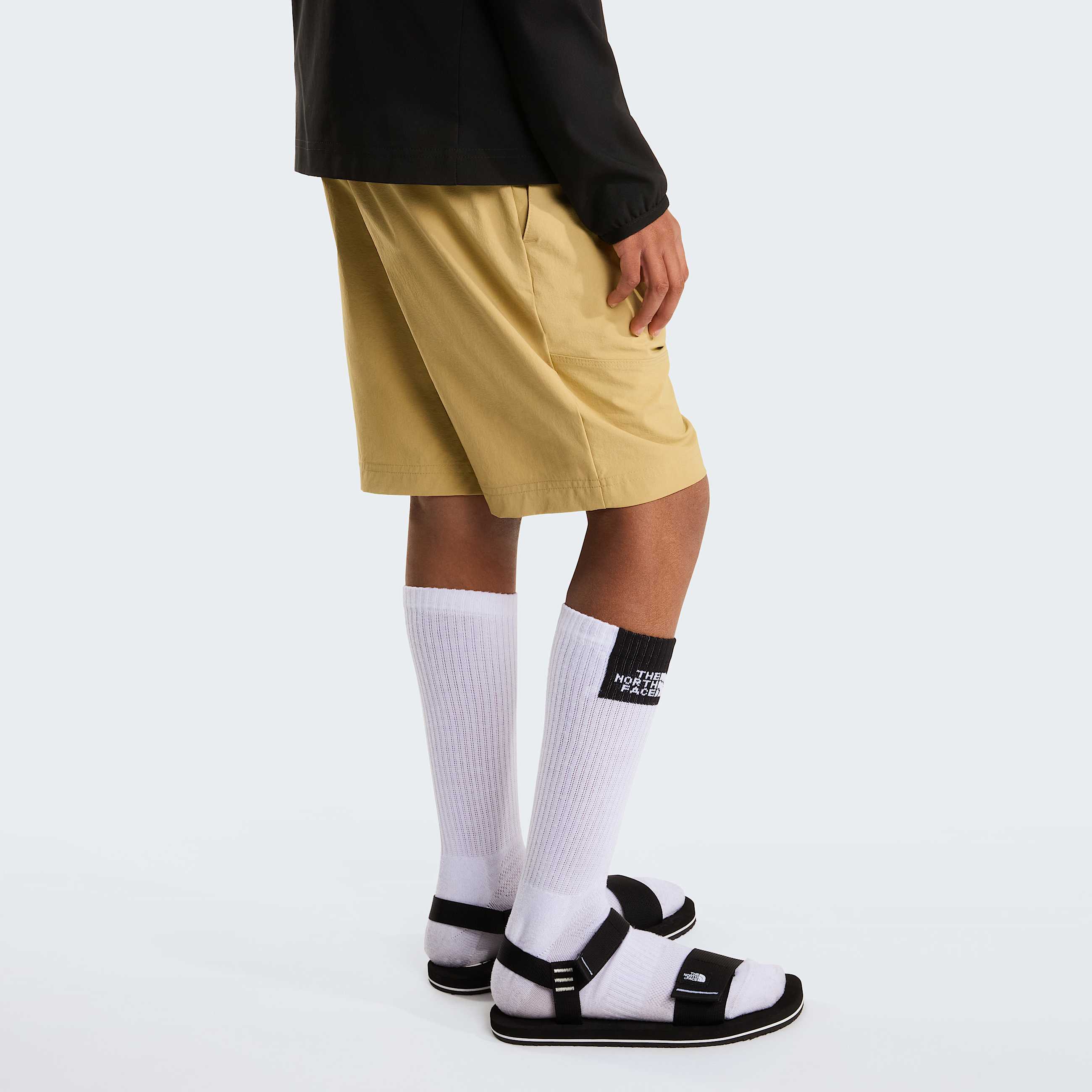 Teens Lightweight Hiking Shorts TNF Khaki Stone ALT3