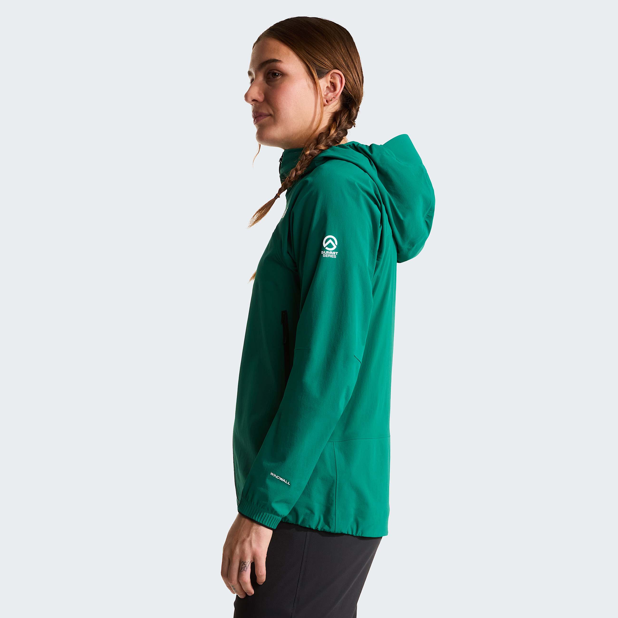 Womens Summit Off Width Jacket TNF Evergreen ALT2