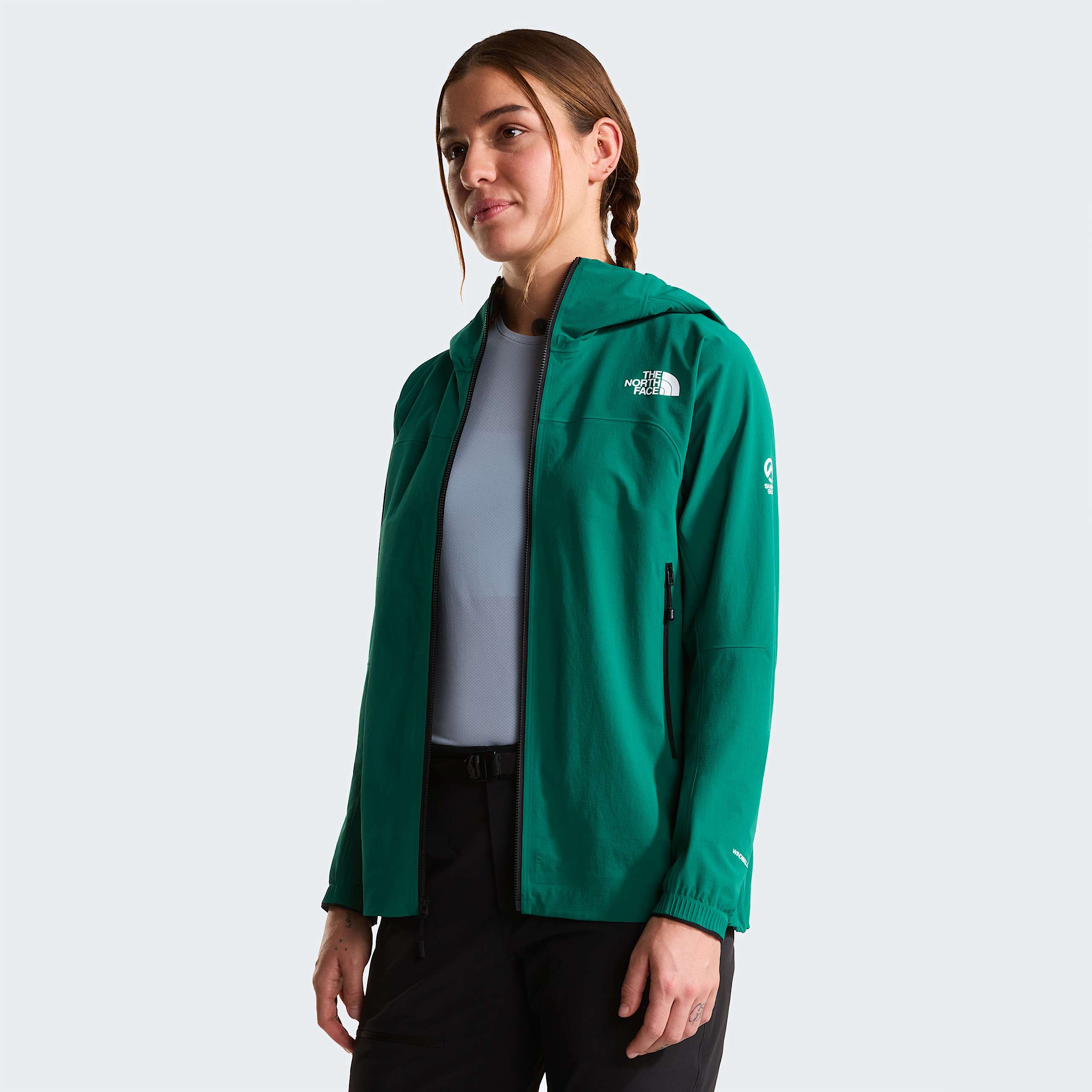 Womens Summit Off Width Jacket TNF Evergreen ALT4