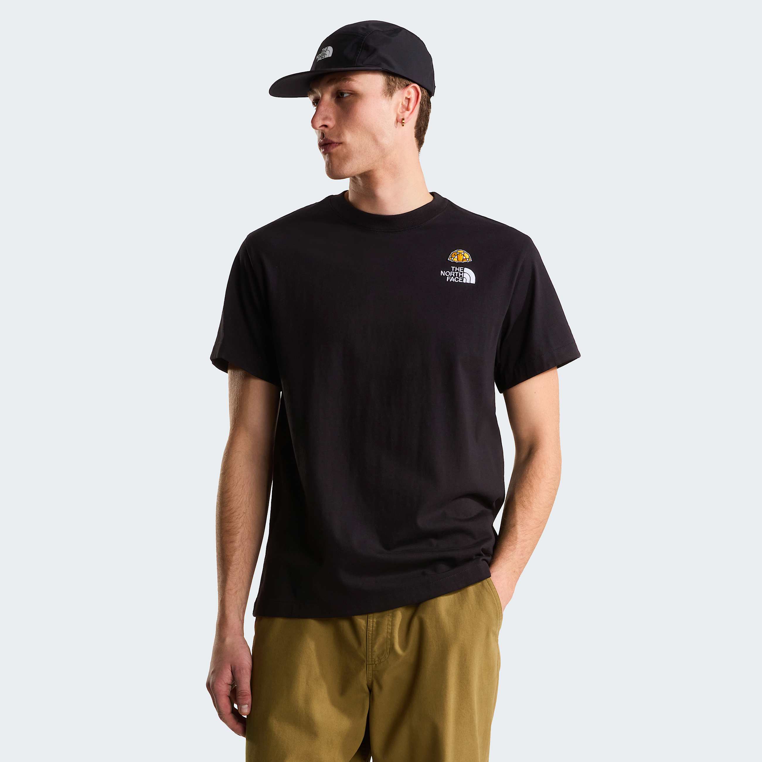 Mens 60th Anniversary Patch Relaxed TShirt TNF TNF Black HERO