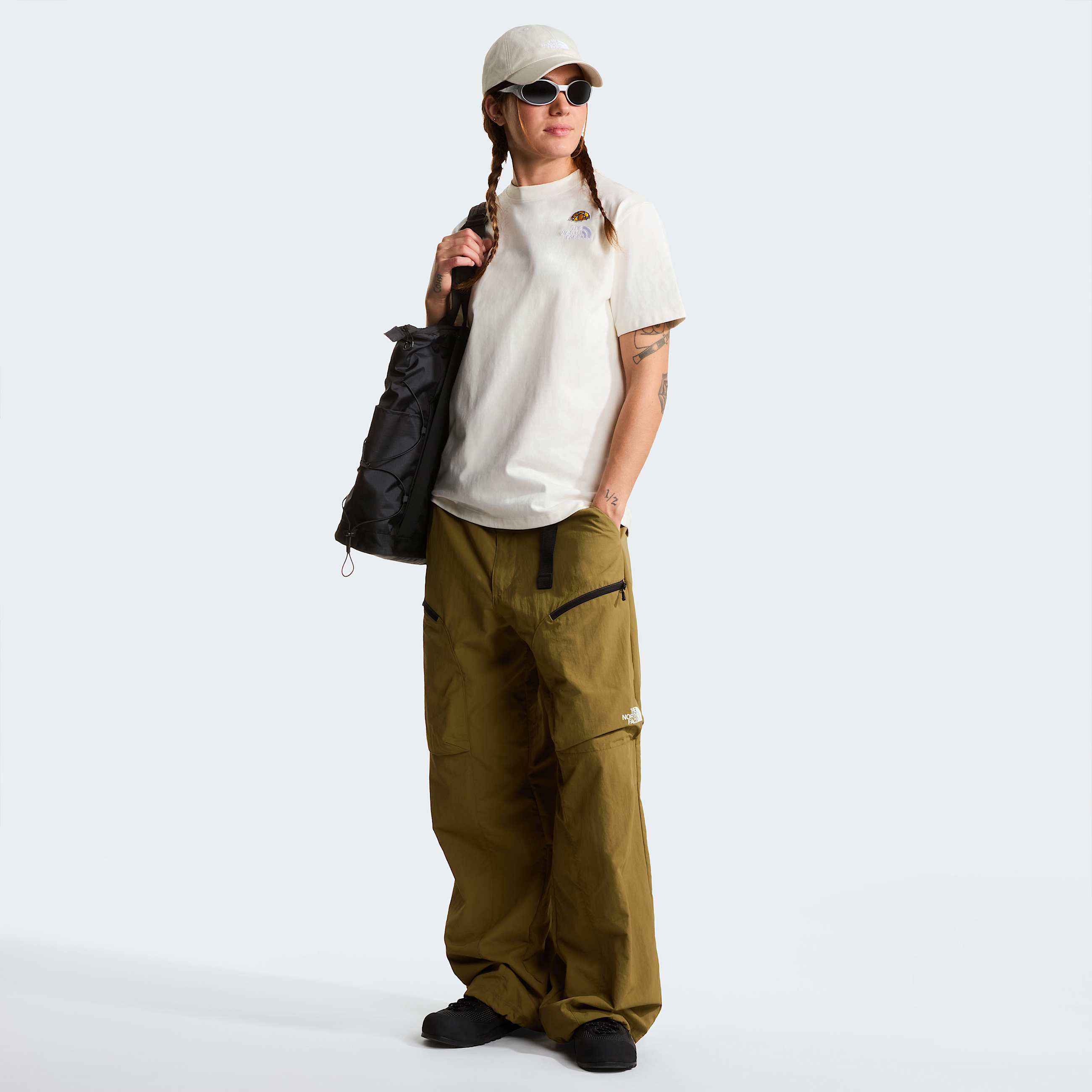 Womens 60th Anniversary Patch Relaxed TShirt TNF ALT1