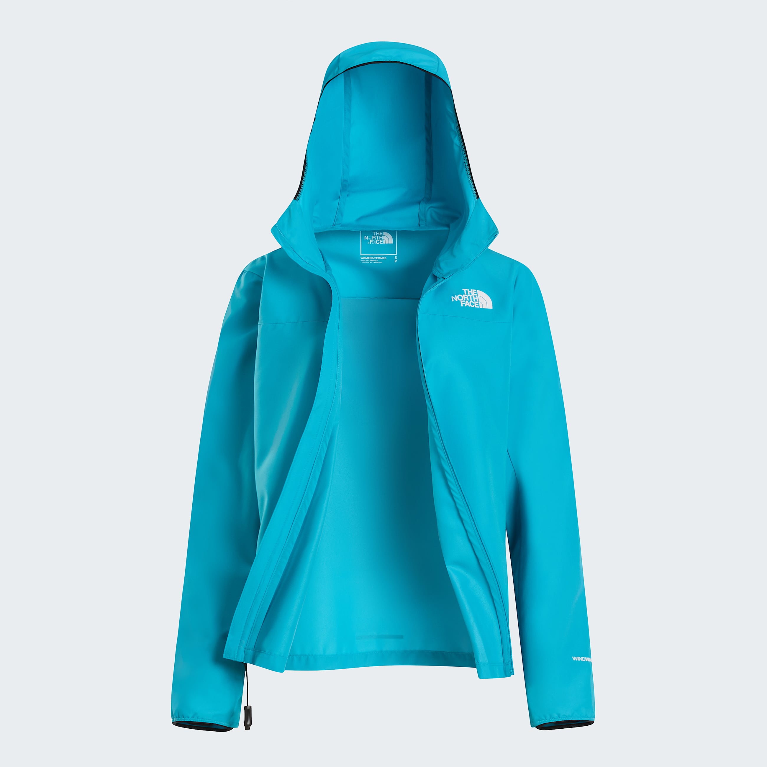 Womens Fontanales Wind Jacket TNF River Ice ALT17