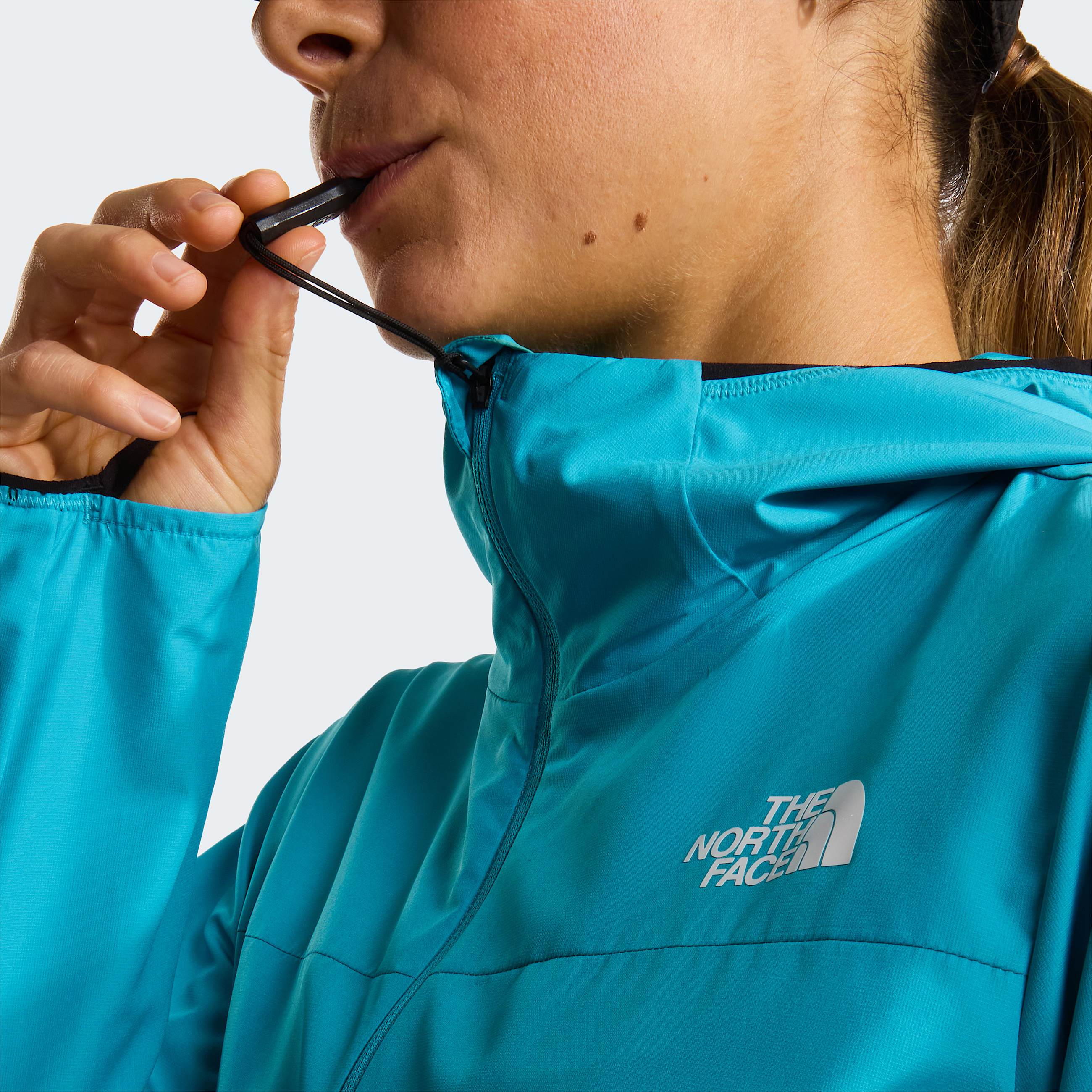 Womens Fontanales Wind Jacket TNF River Ice ALT5